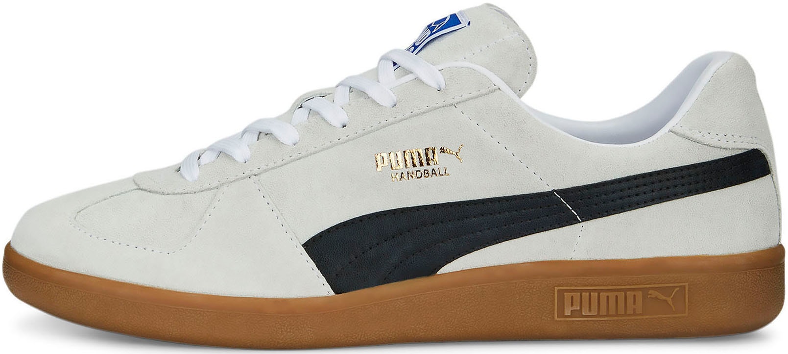 PUMA Sneaker »HANDBALL«  mit sportlichem Stil, mit Overlay im Zehenbereich, aus Veloursleder