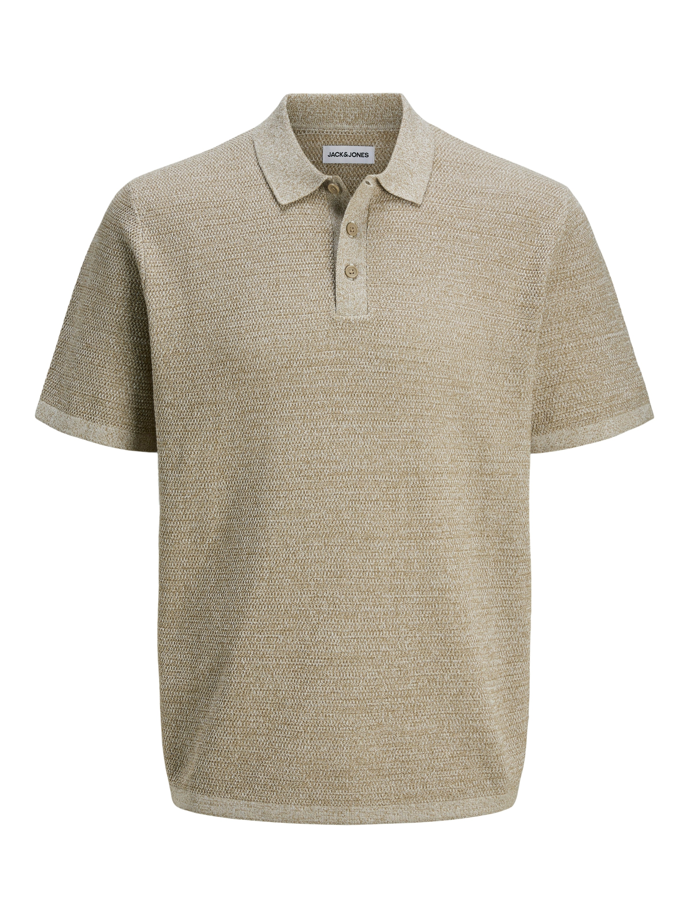 Jack & Jones Kurzarmpullover »JJEGEORGE KNIT POLO SS SN«, mit Polo Kragen
