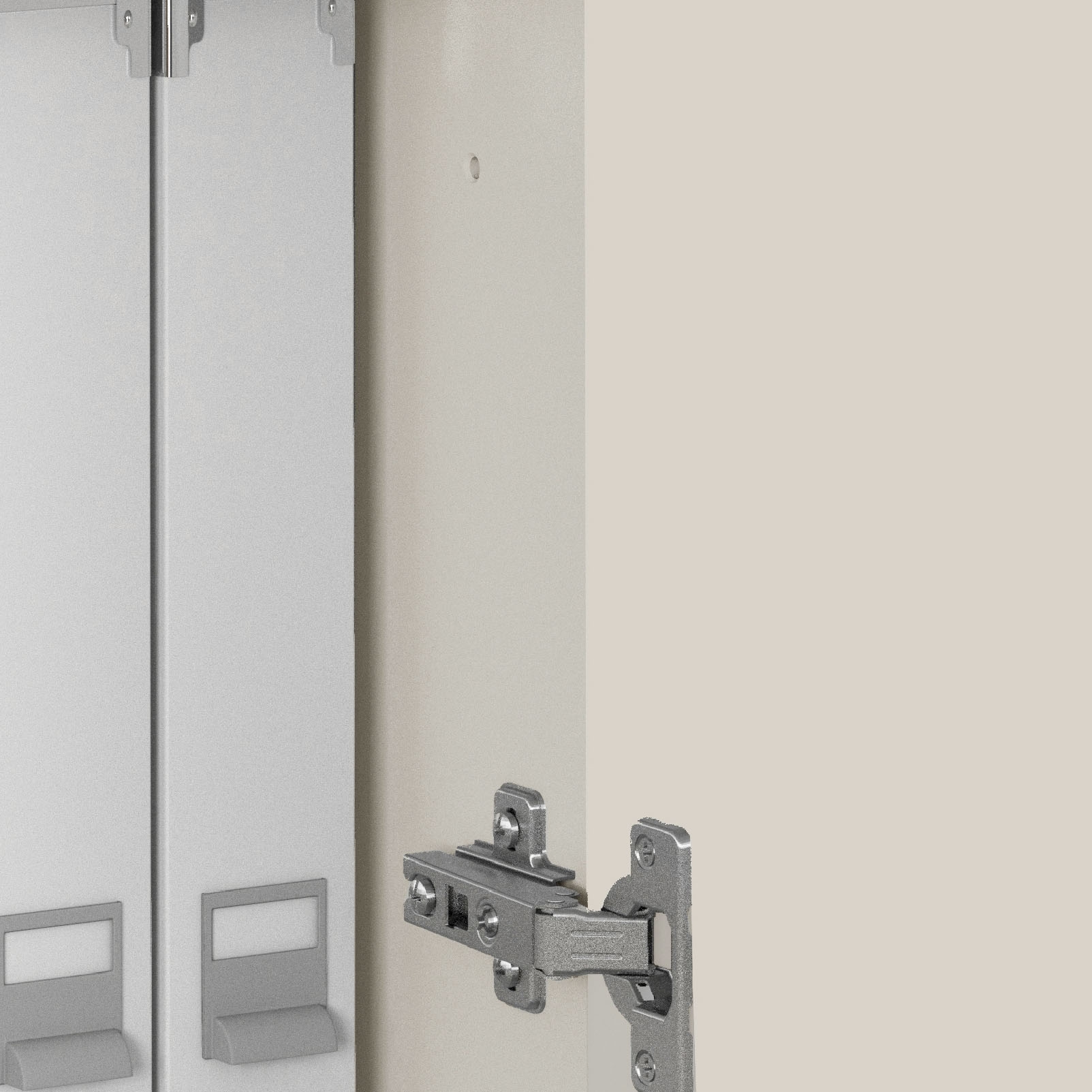 INOSIGN Lowboard »VELA, Höhe 60 cm, Breite 225 cm,Design mit schrägen Türen«, (1 St.), Made in Italy, Maße-B/T/H: 225x35x60, Lowboard, TV-Board, TV-Kommode