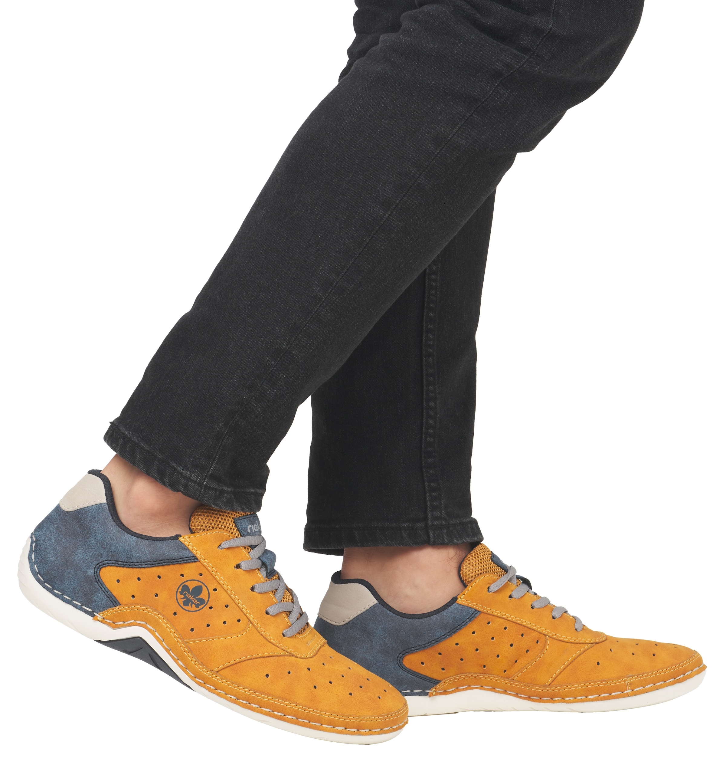 Rieker Sneaker, Schnürschuh, Halbschuh, Freizeitschuh mit MemoSoft-Innensohle