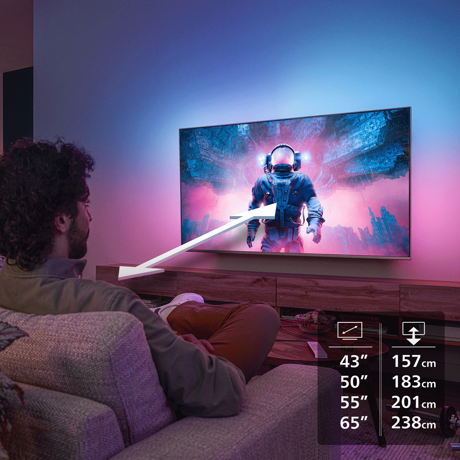 Philips QLED-Fernseher »55PQS8501/12« 139 cm/55 ″ Smart-TV