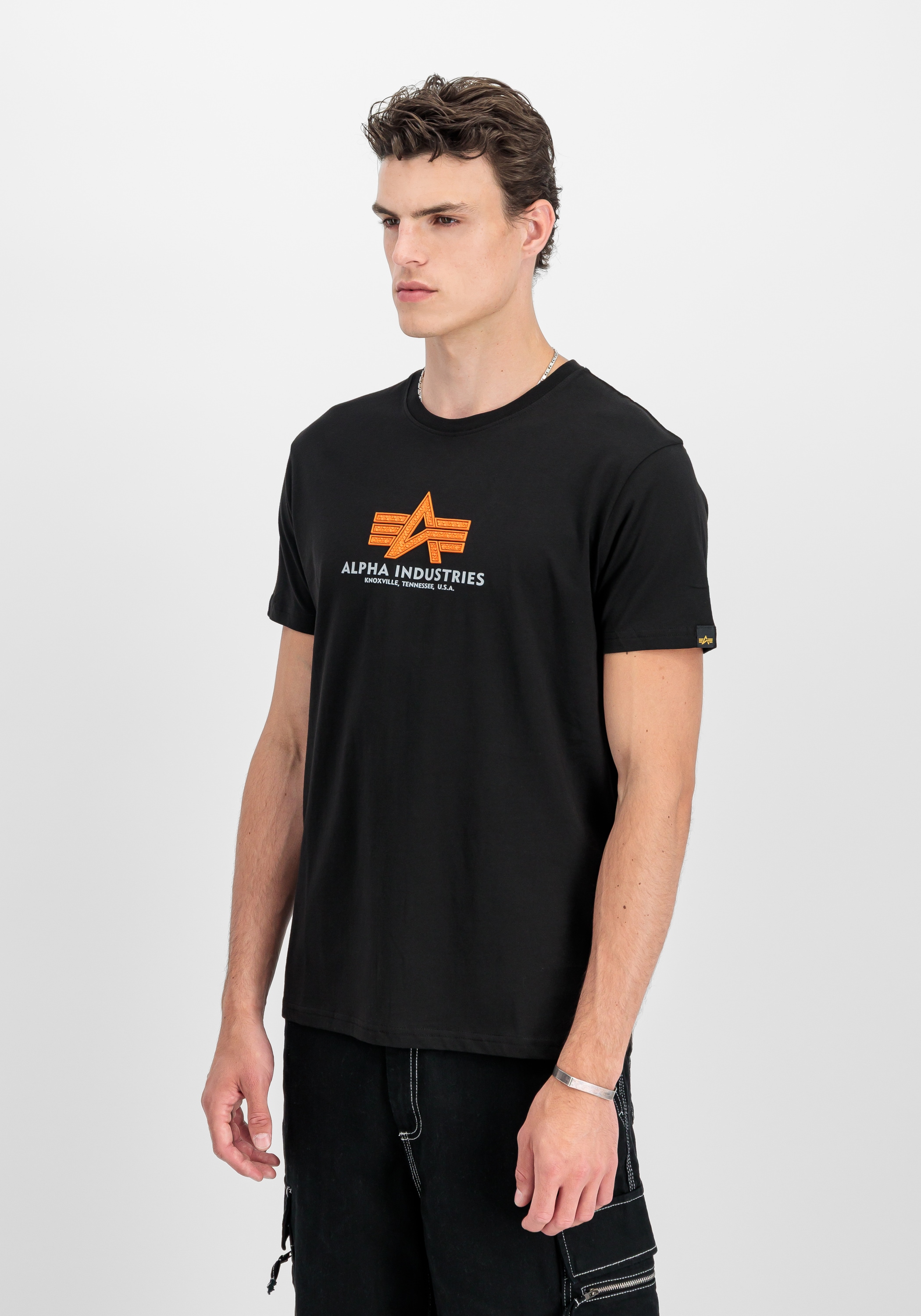 Alpha Industries T-Shirt »Alpha Industries Men - T-Shirts Basic T-Shirt BL Rubber«