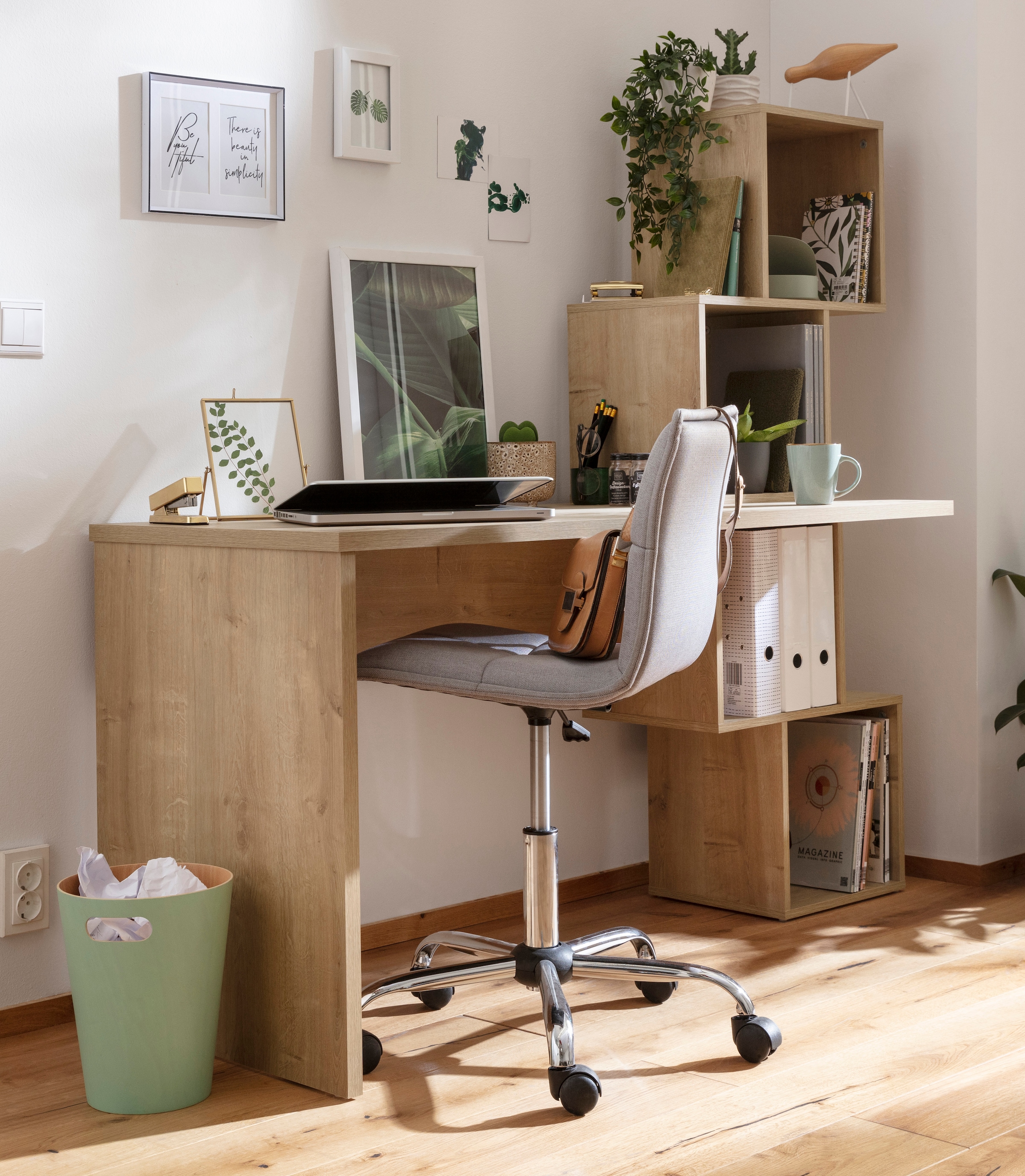 VOGL Möbelfabrik Schreibtisch »Reggi«, mit 4 offenen Fächern kaufen bei OTTO