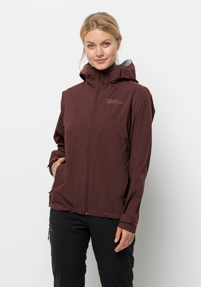 Jack Wolfskin Outdoorjacke »ELSBERG 2.5L JKT W«, mit Kapuze