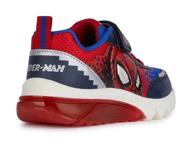 Geox Sneaker »J CIBERDRON BOY F«, mit cooler Blinkfunktion, Freizeitschuh, Halbschuh, Schnürschuh