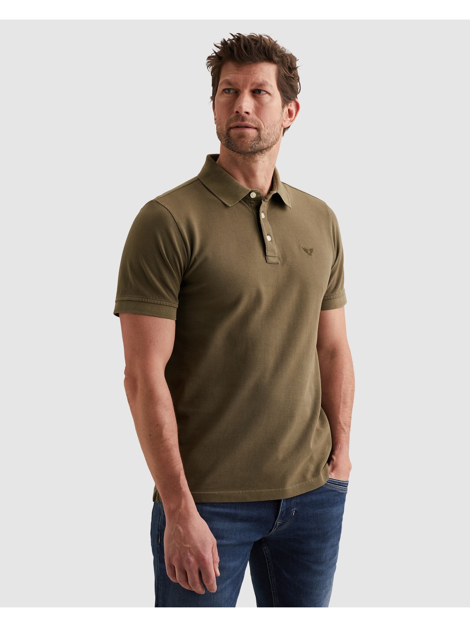 PME LEGEND Poloshirt mit Logo-Stickerei