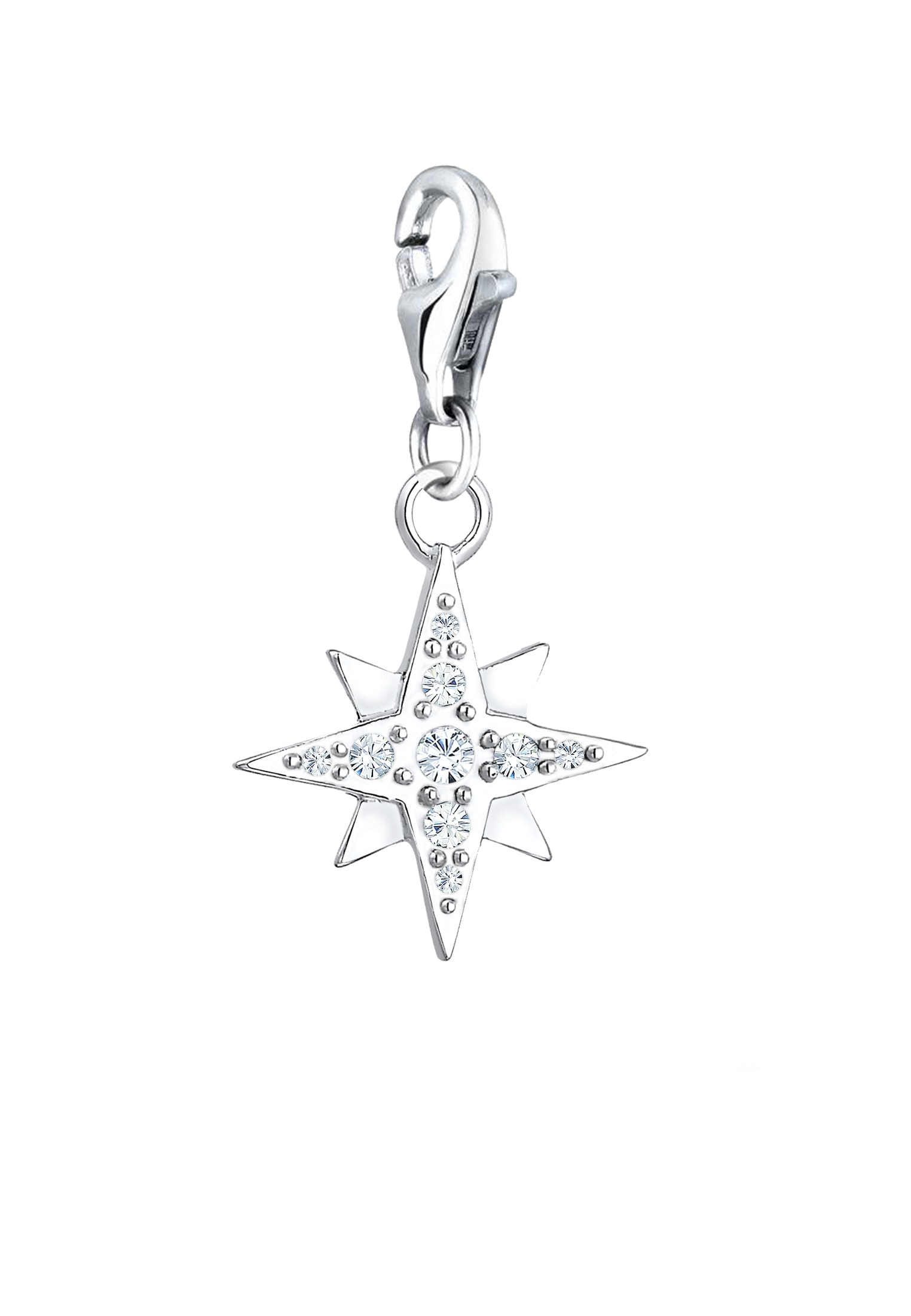 Nenalina Charm Stern »Charm Stern Astro Kristalle Basic 925 Silber«