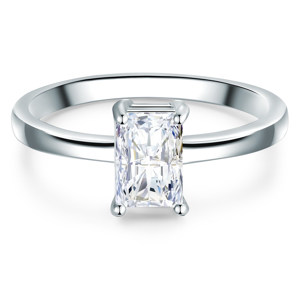 Tresor 1934 Solitärring »TR724«, (1 tlg.), mit Zirkonia im Brillant-Look