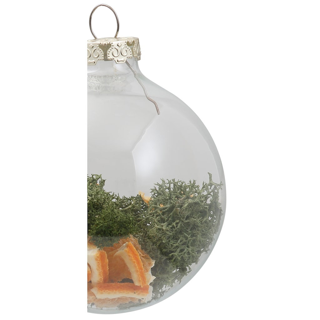 Thüringer Glasdesign Weihnachtsbaumkugel »Oh du Fröhliche, Weihnachtsdeko, Christbaumschmuck«, (Set, 3 St.)