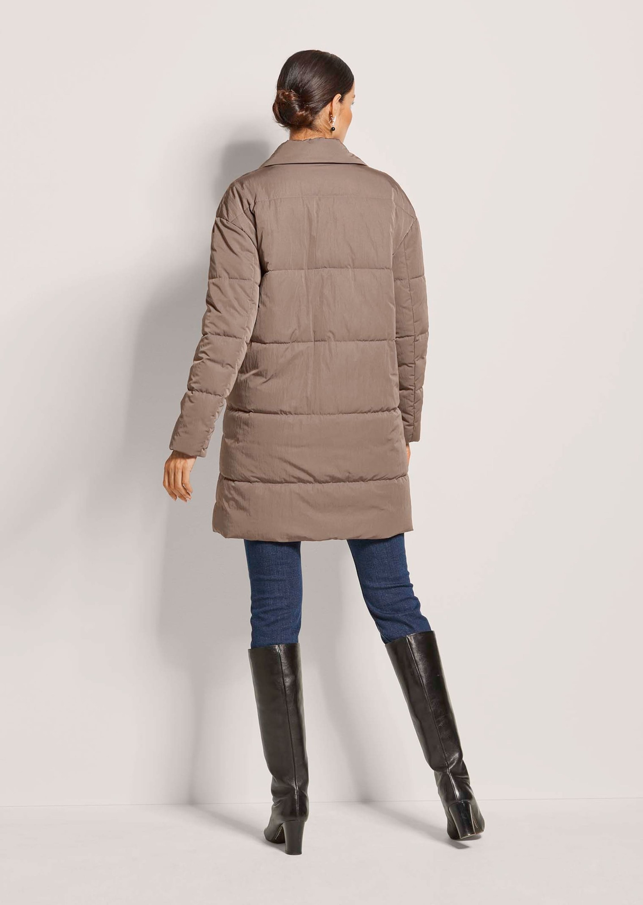 MADELEINE Kurzjacke »Parka Eleganter Wintermantel im Oversized-Look« Daunenstepp