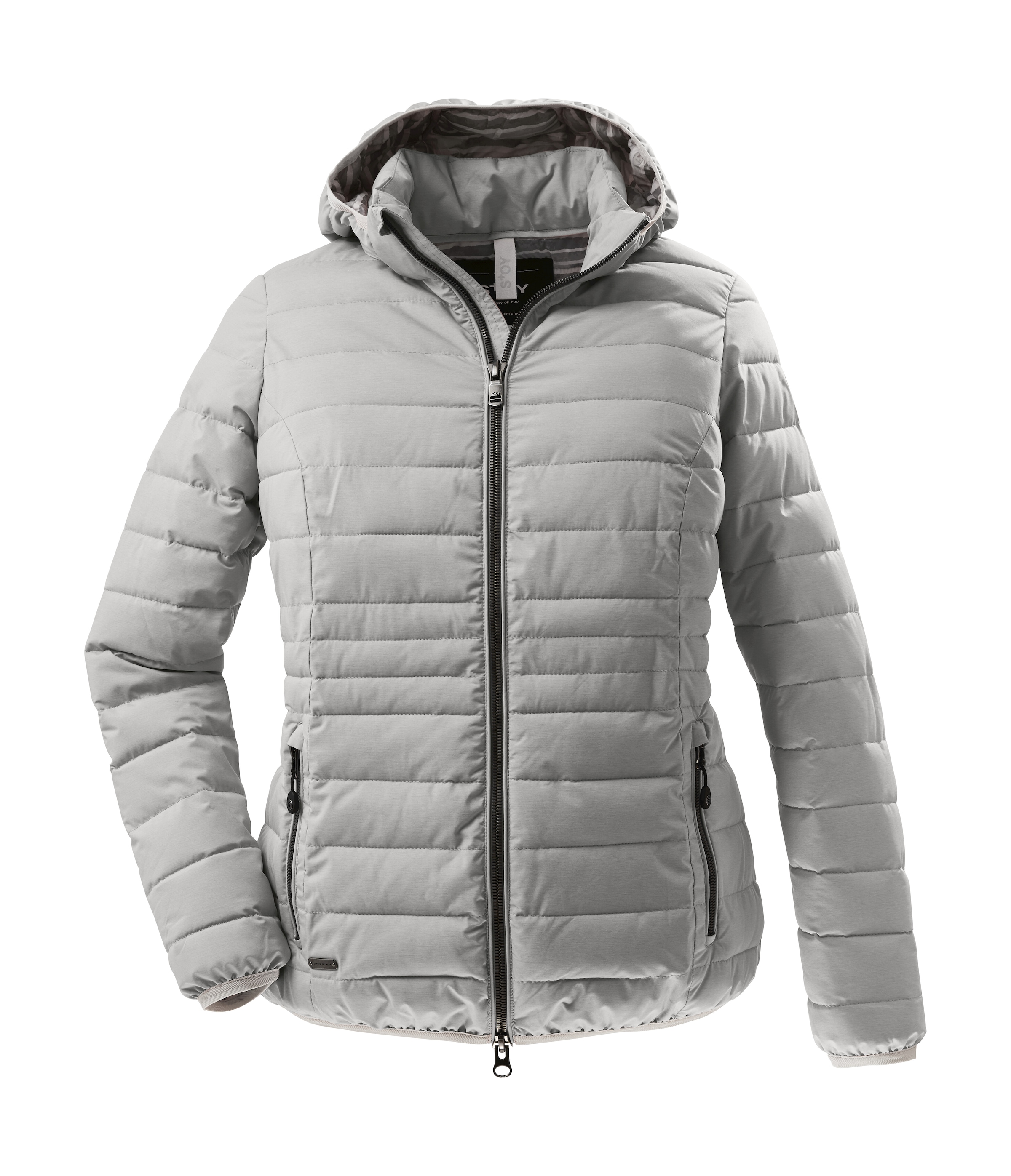 STOY Steppjacke »STS 17 WMN QLTD JCKT«, atmungsaktive Steppjacke mit abnehm. Kapuze in großen Größen