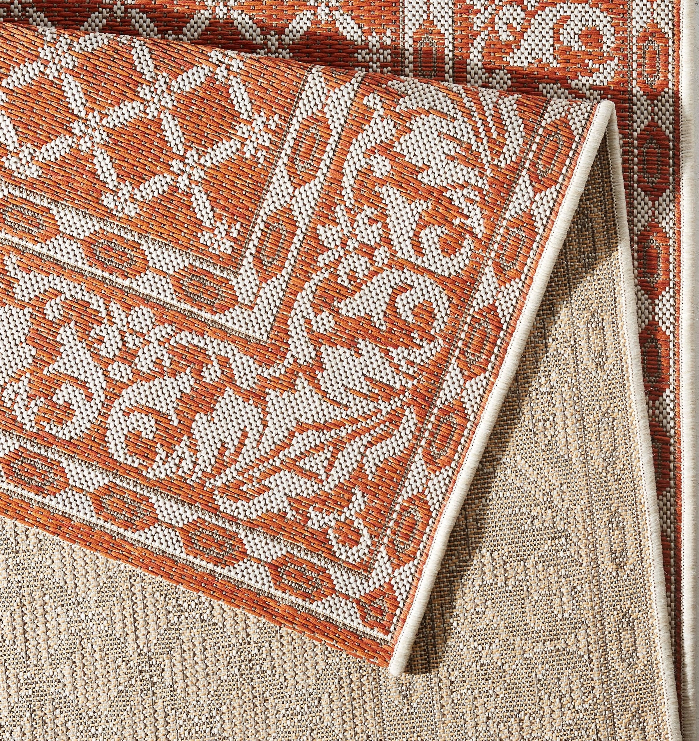 NORTHRUGS Teppich »Royal«, rechteckig, 4 mm Höhe, Sisal Optik, Robust, Pflegeleicht, Flachgewebe