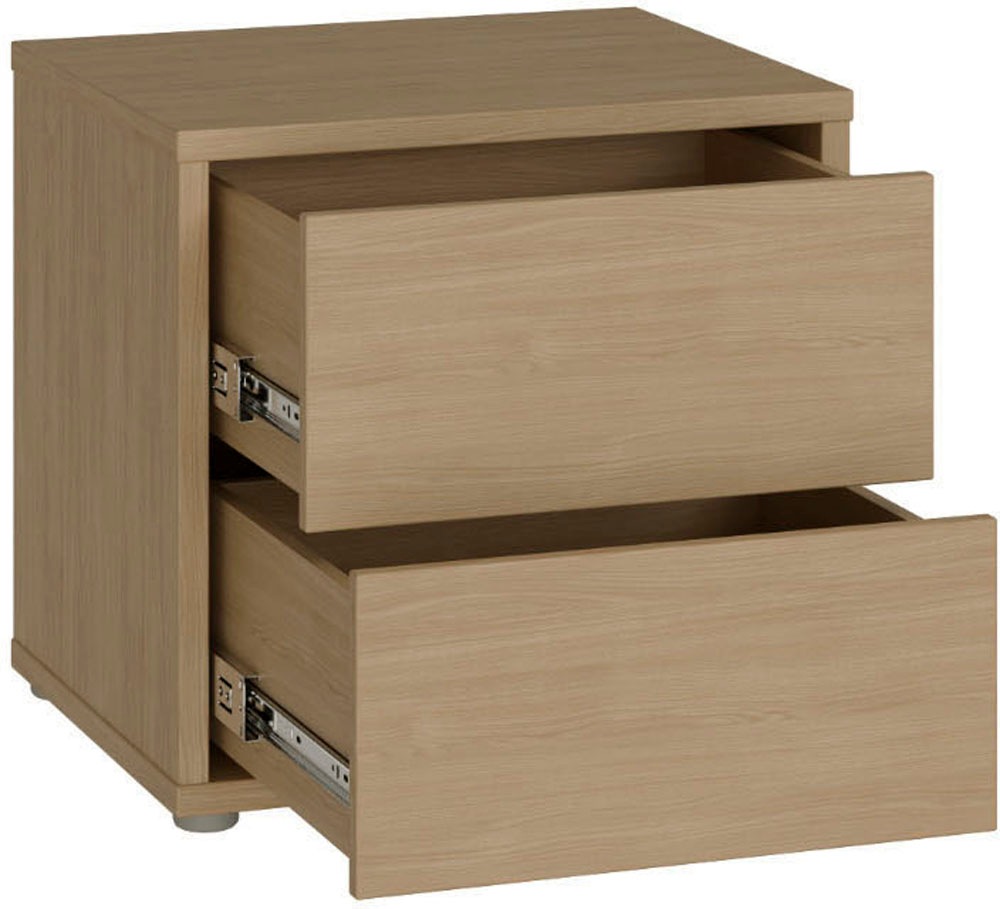 FORTE Nachtkommode »Alice Springs« Schubkästen mit Vollauszug, Push to Open