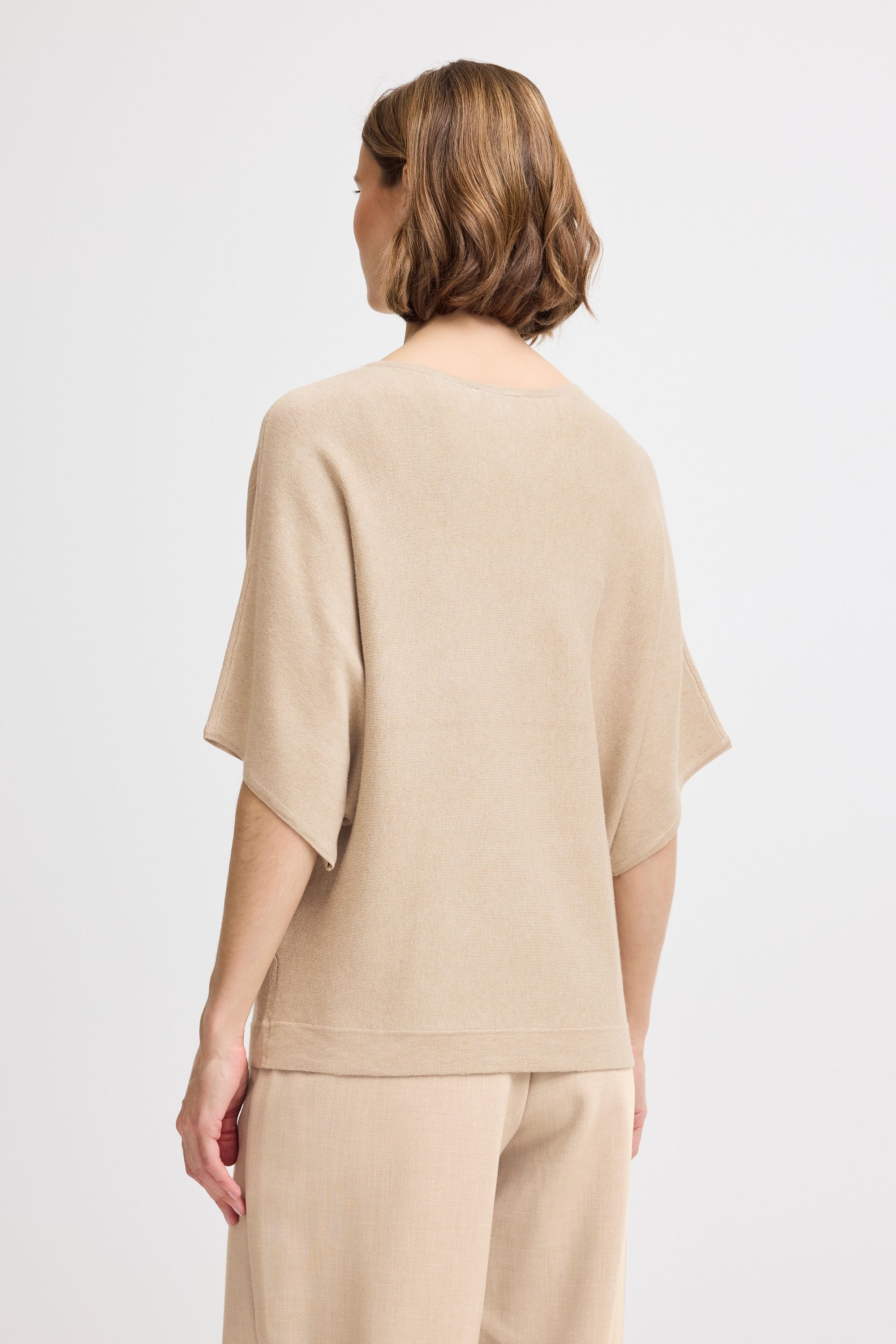 b.young Strickjacke »Pullunder BYMMMORLA VNECK SHORT SLEEVE -«