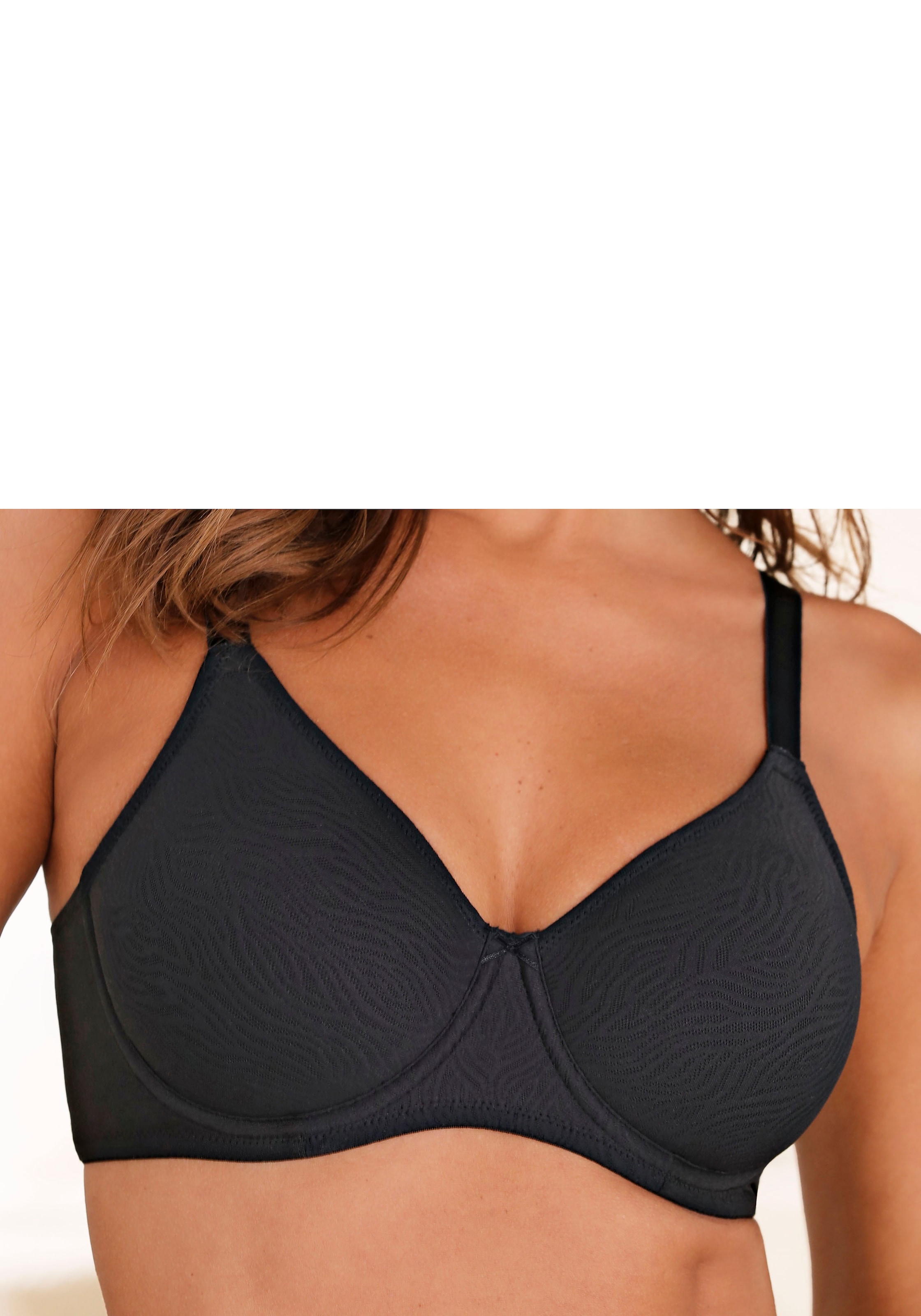 Nuance Minimizer-BH, mit Bügel aus gemustertem Jacquard und weichem Trikot