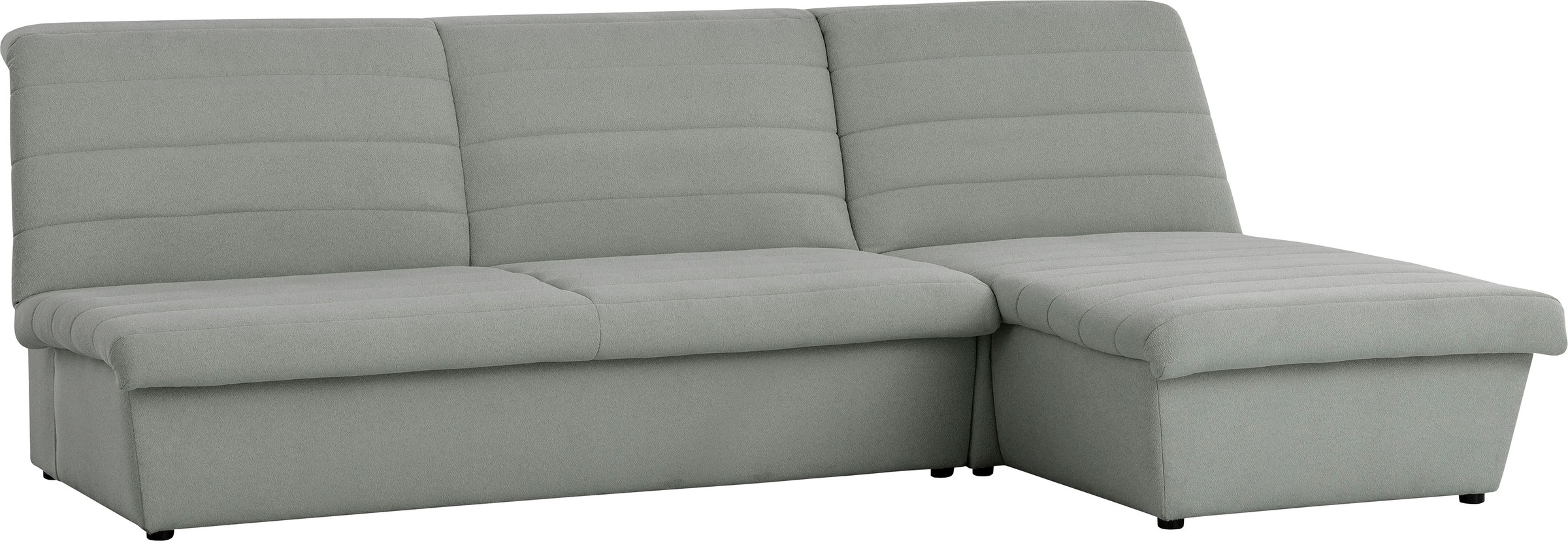 LOOKS by Wolfgang Joop Ecksofa »LOOKS VIII L-Form«, Quersteppung, ohne Armlehnen, in zwei verschiedenen Größen