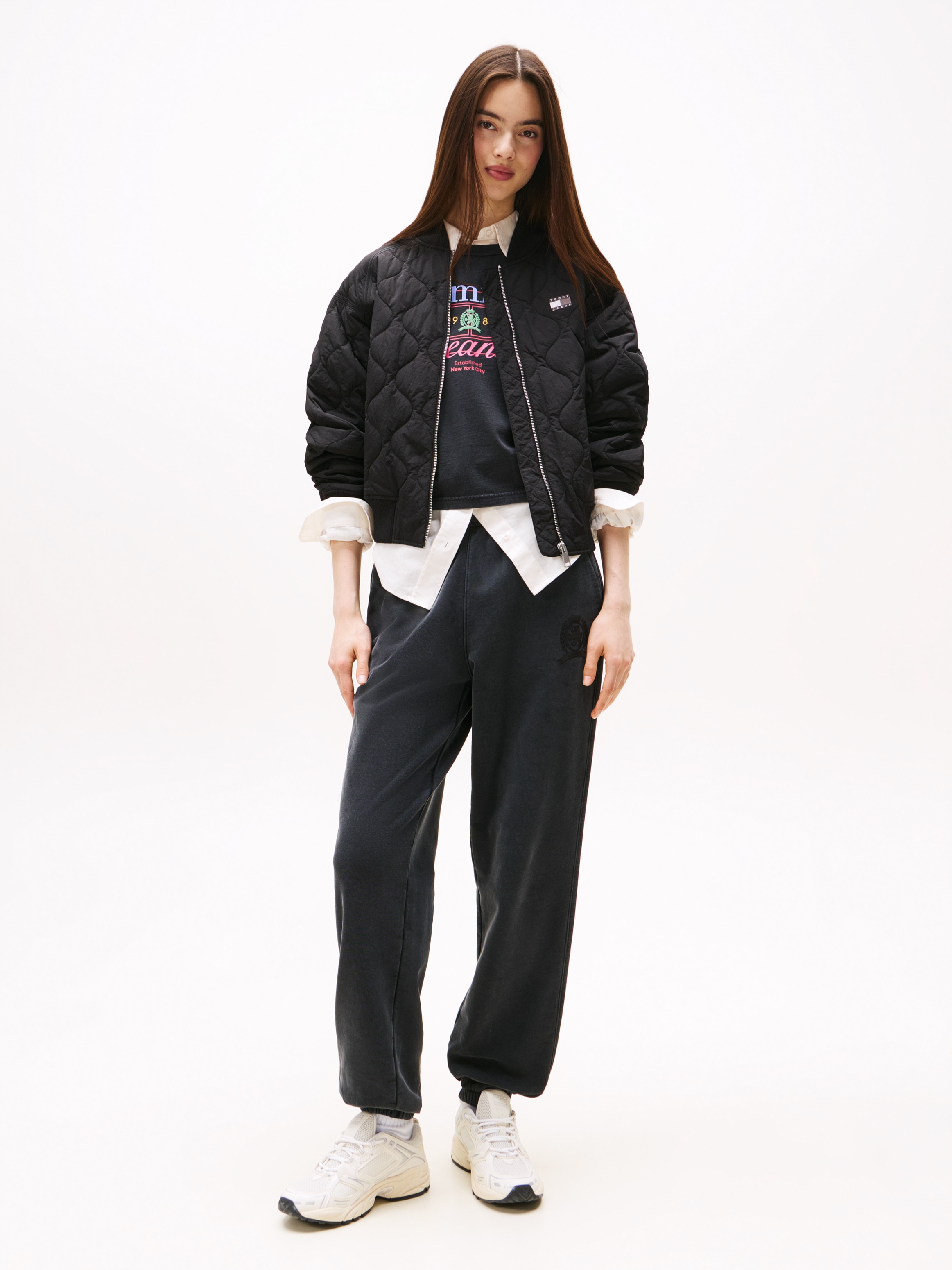 Tommy Jeans Bomberjacke »TJW QUILTED BOMBER«, ohne Kapuze