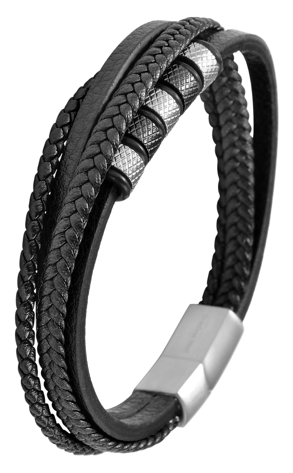 Adelia´s Lederarmband »Unisex Armband ¿ Lederarmband aus Leder 19 cm«