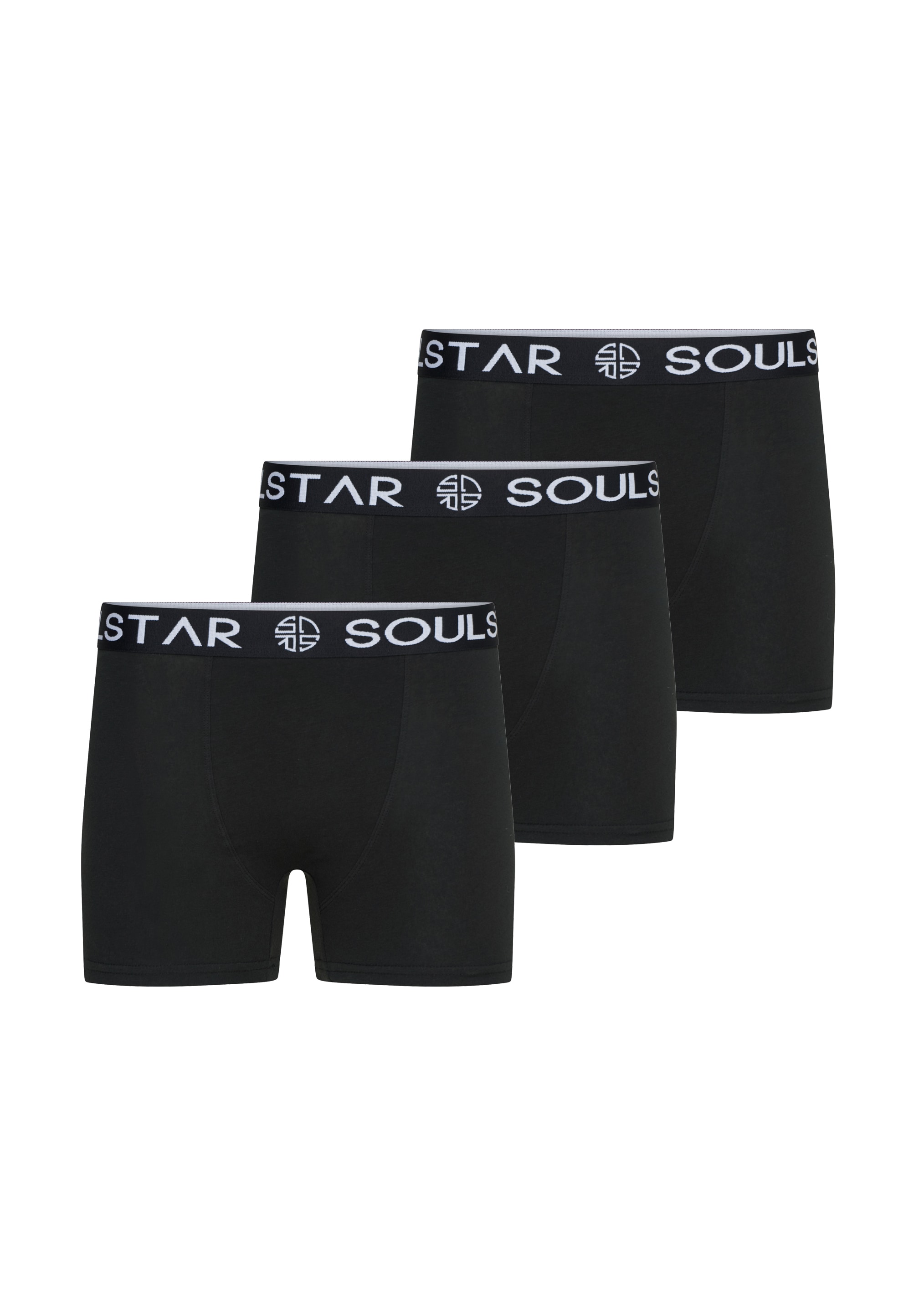 SOULSTAR Boxershorts »Basic Herren Unterhosen Unterwäsche Extra Weiches Material Männer« Packung, 3er-Pack, 3 Stk. Basic Herren Unterhosen Unterwäsche Extra Weiches Material Männer