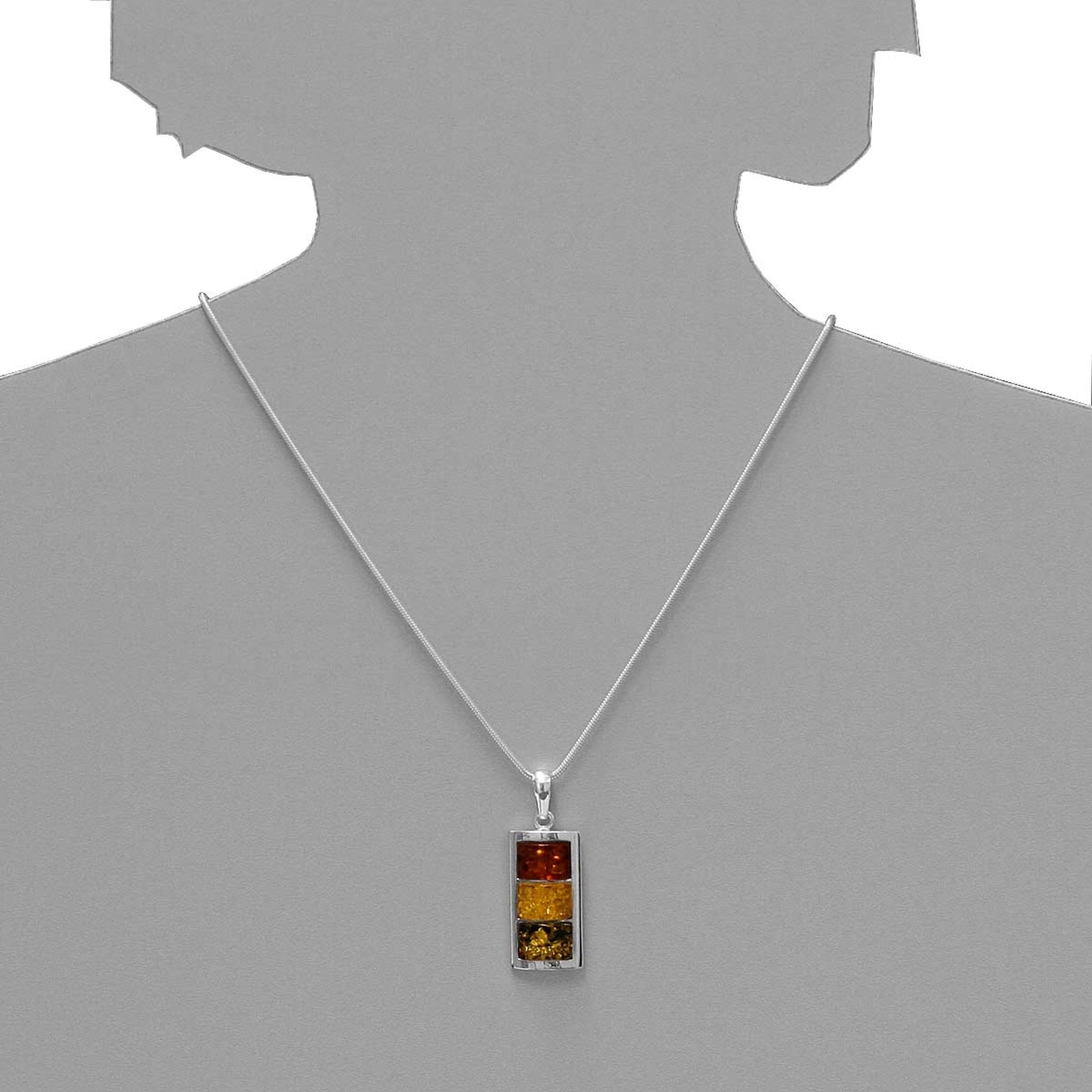 OSTSEE-SCHMUCK Kettenanhänger »- Miranda - Silber 925/000 - Bernstein«