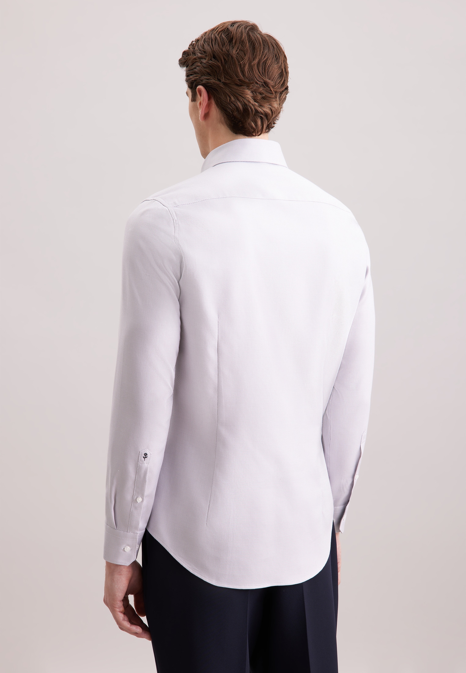 seidensticker Businesshemd »Schwarze Rose«, Shaped 1/1 Covered-Button-Down-Kragen