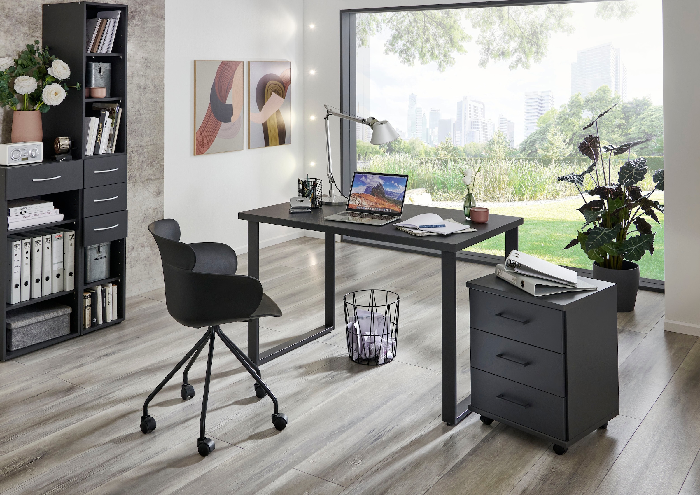 Wimex Rollcontainer »Home Desk«, mit 3 Schubladen, 46cm breit, 58cm hoch  bei OTTO