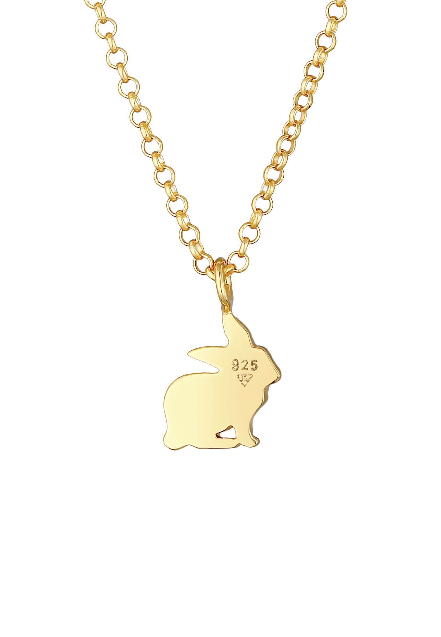 Elli Silberkette »Halskette Kinder Hase Tier Ostern 925 Silber«