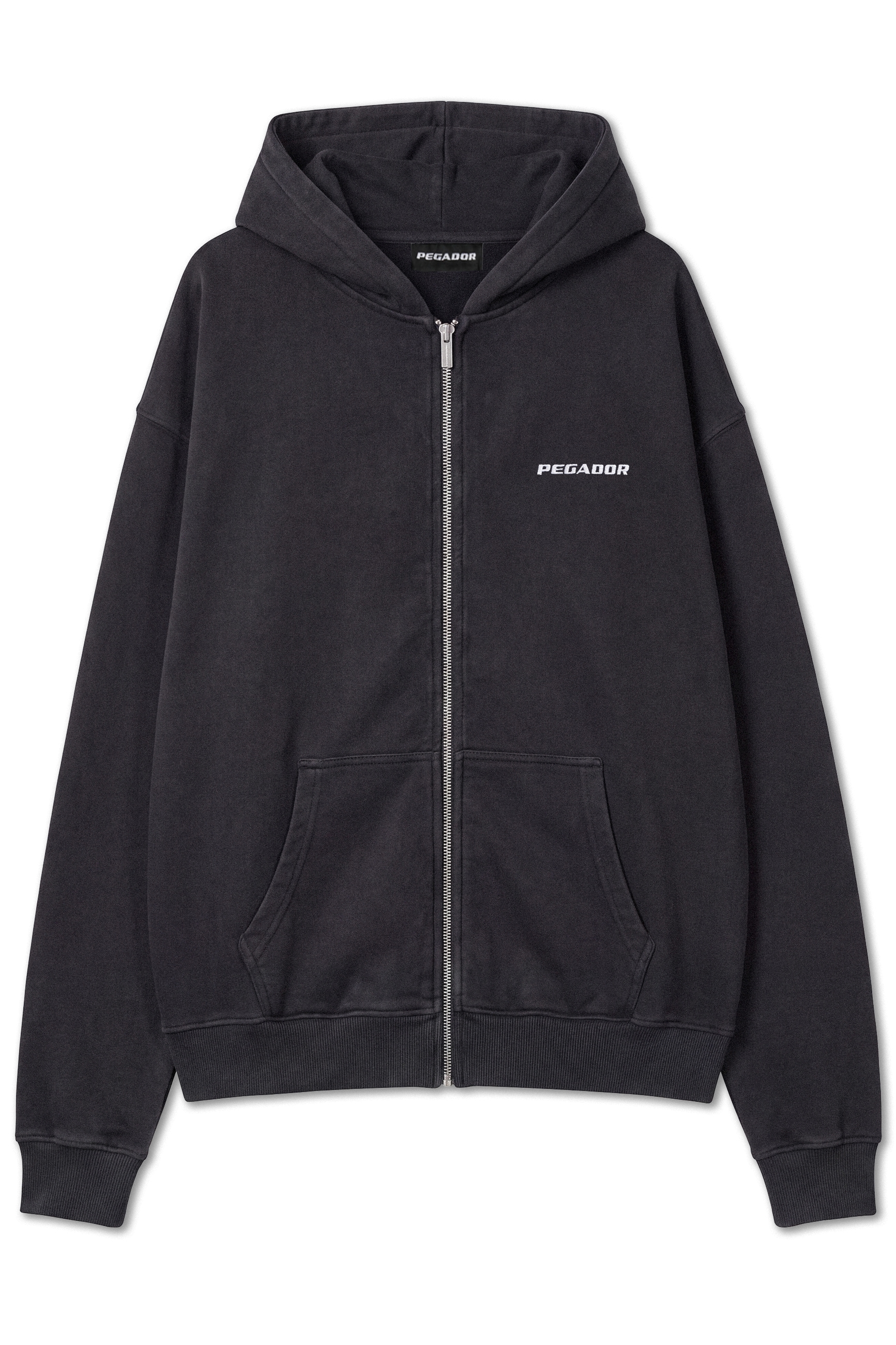 PEGADOR Kapuzensweatjacke »Logo Oversized Sweat Jacket« Baumwollmischung, oversize