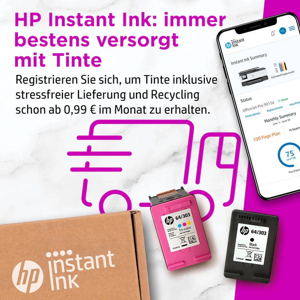 HP Multifunktionsdrucker »OfficeJet Pro 9015e«