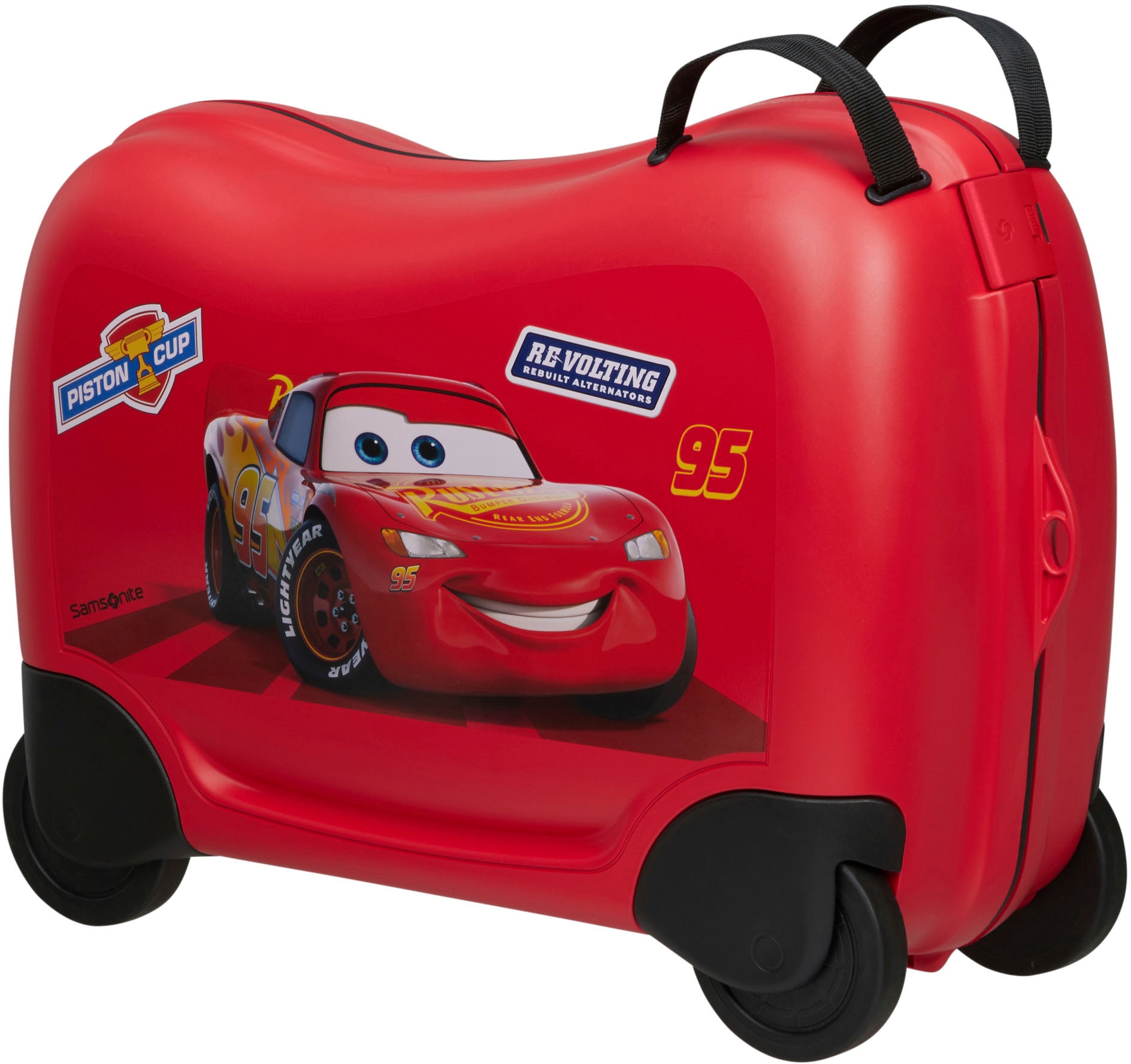 Kinderkoffer »Dream2Go Ride-on Trolley, Disney Cars«, 4 St. Rollen, Kinderreisekoffer...