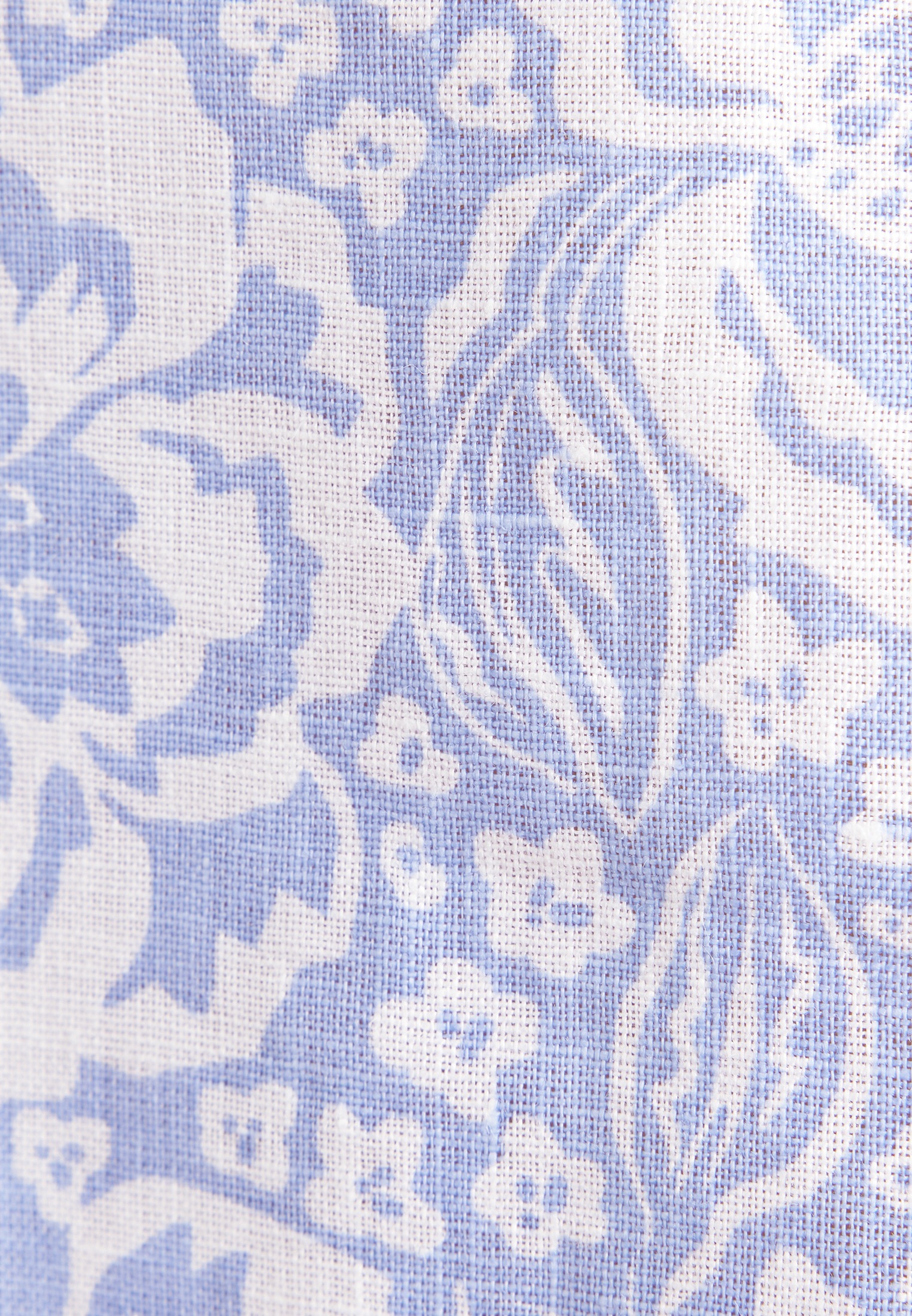 seidensticker Leinenhemd »Schwarze Rose« Slim 1/2 Kentkragen Druck