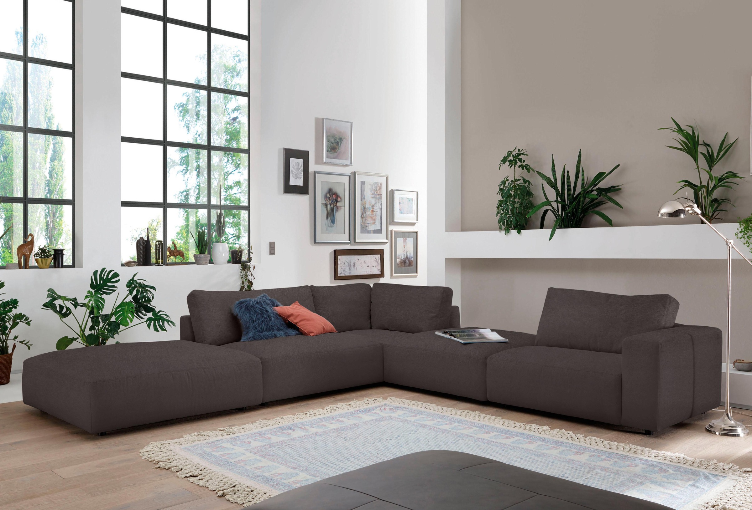 Musterring Ecksofa »LUCIA L-Form«, in vielen Qualitäten und 4 verschieden Nähten