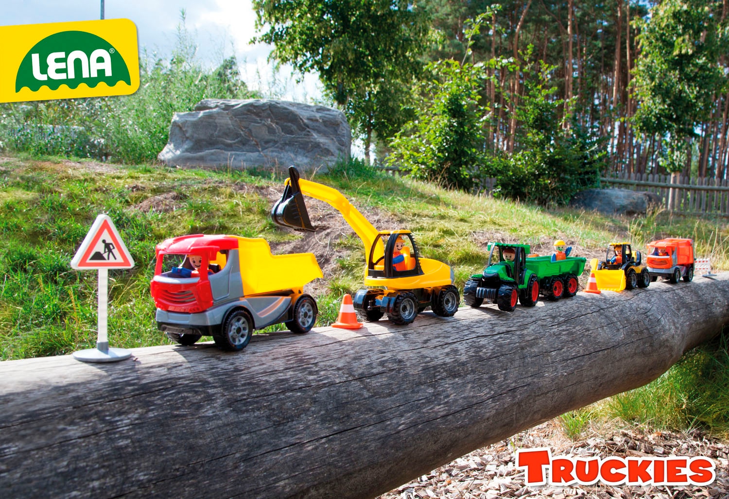 Lena® Spielzeug-Mähdrescher »Truckies«, inklusive Spielfigur; Made in Europe