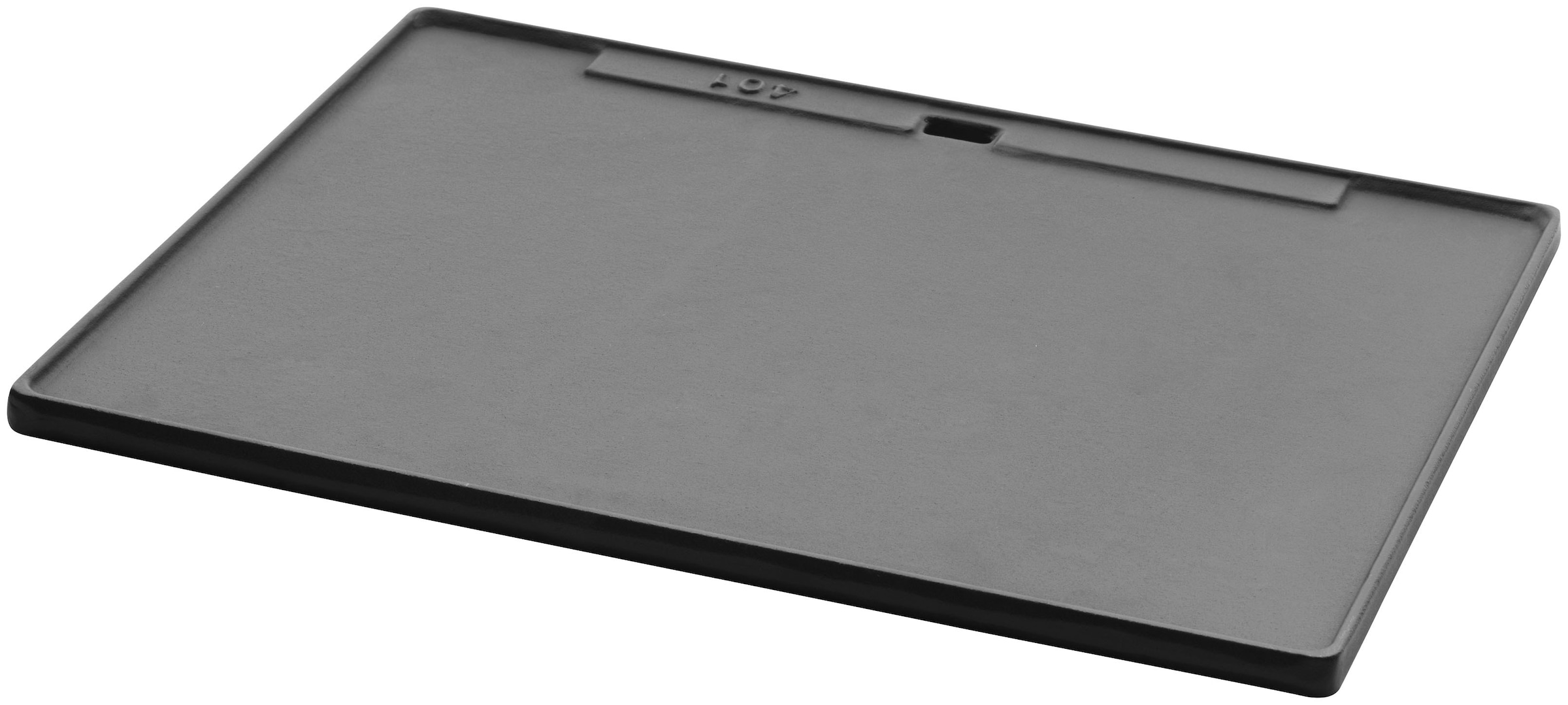 Buschbeck Grillplattenaufsatz »Plancha-Platte mit Grillspachtel«, Gusseisen-Kunststoff-Edelstahl, für Outdoorküchen, Gusseisen, B47 x T37 x H5cm