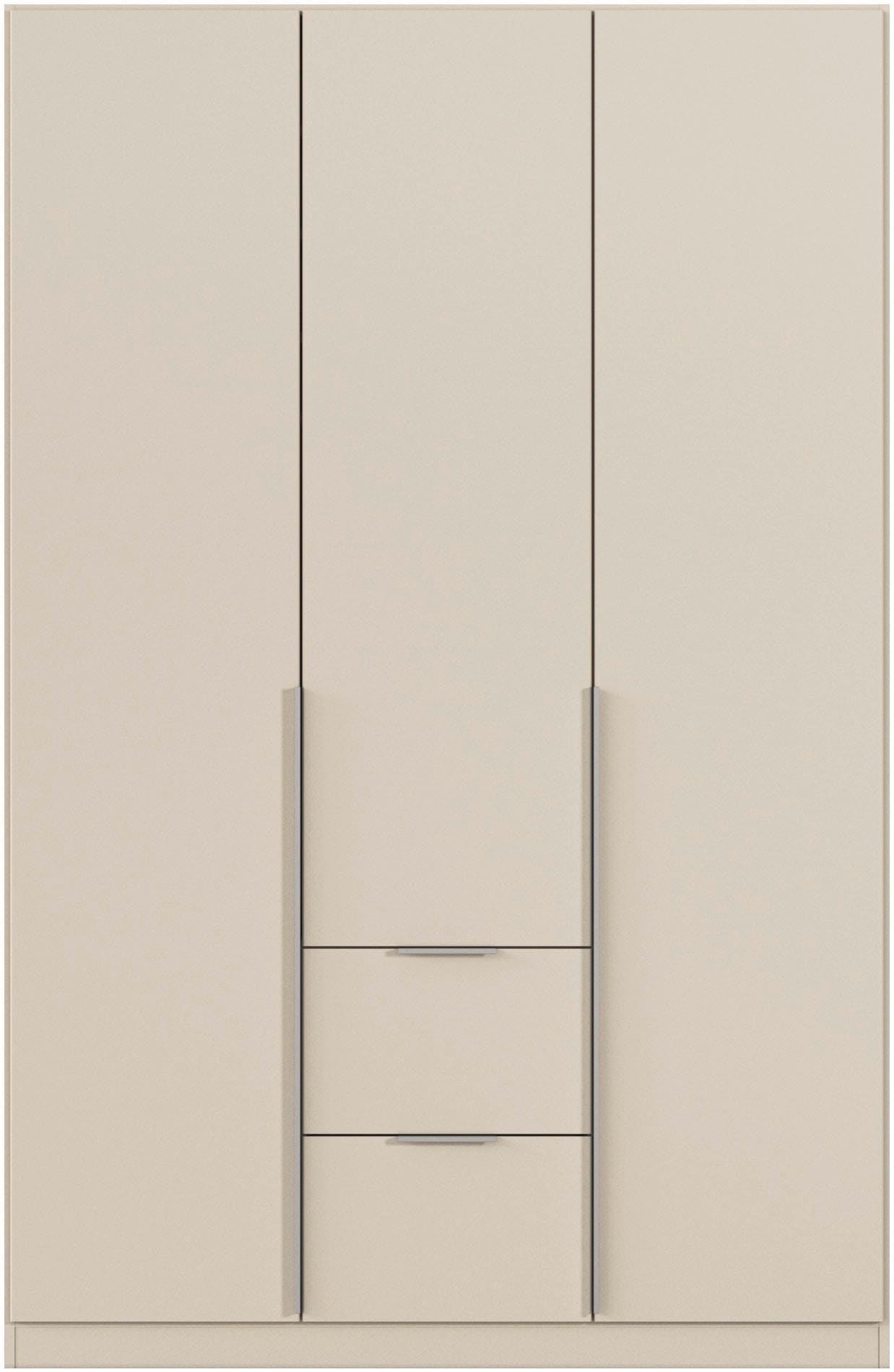 rauch Drehtürenschrank »Kleiderschrank Schrank Garderobe AGORDO mit Dekor- oder Hochglanzfront«, (in zwei Griff-Farben, Breiten 91-360 cm), mit Außenschubkästen, in 7 Breiten und 2 Höhen MADE IN GERMANY