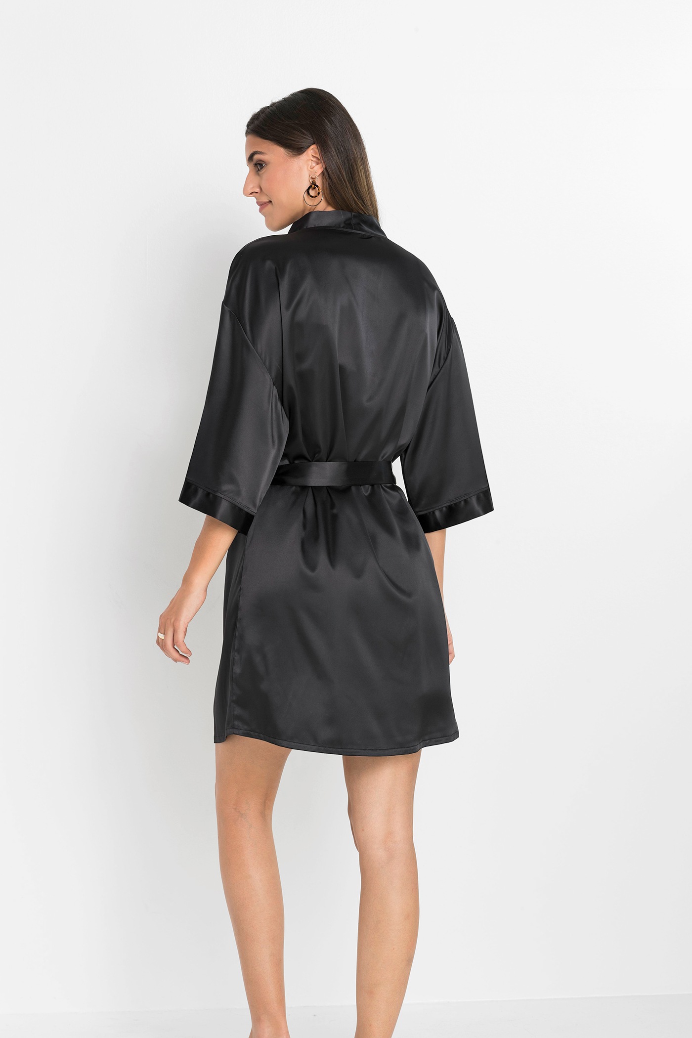 bonprix Morgenmantel Set,  im Kimono-Stil mit Negligé