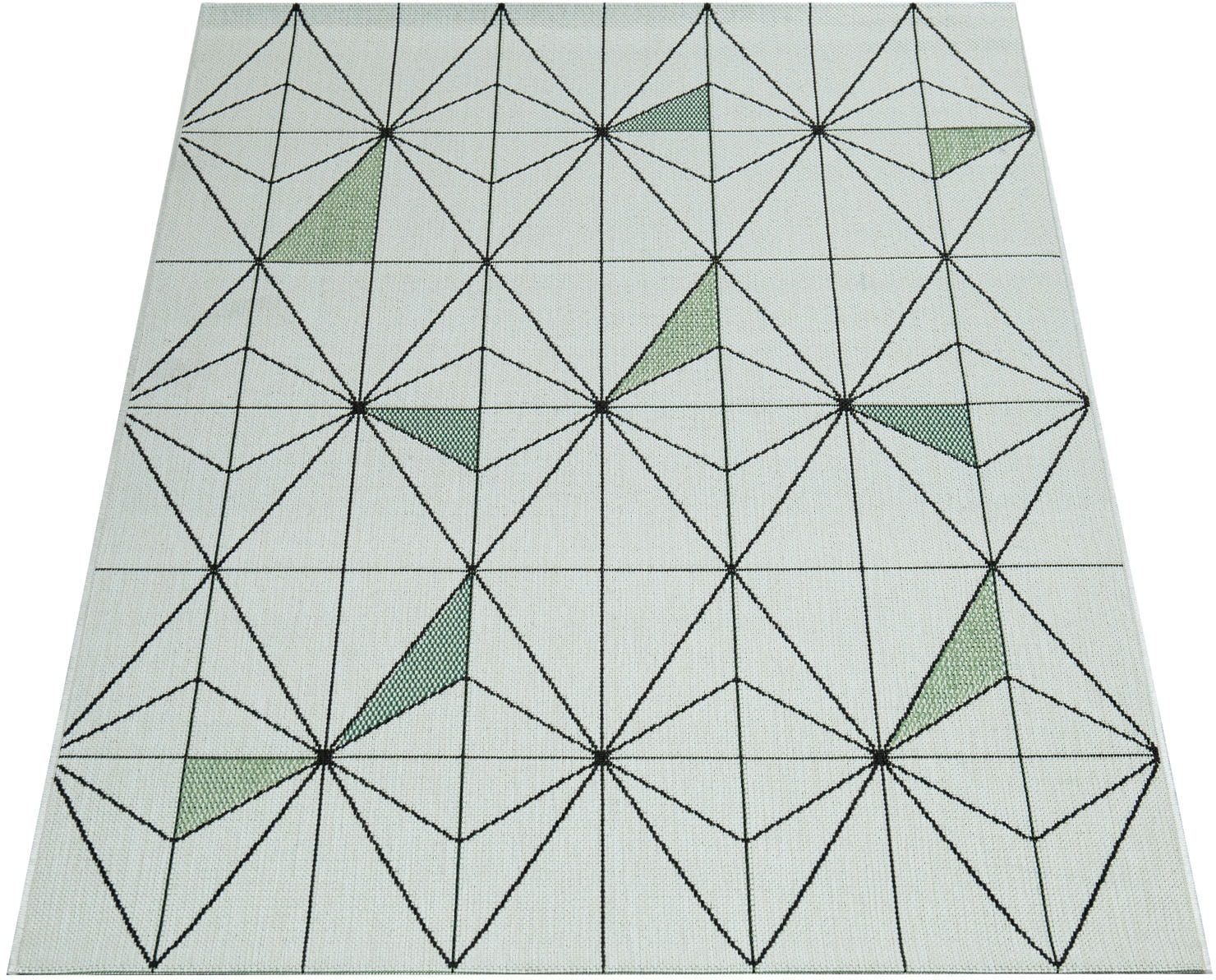 »Ostende geeignet online bei und Flachgewebe, 539«, Teppich Design, rechteckig, OTTO Outdoor geometrisches modernes Paco Home In-