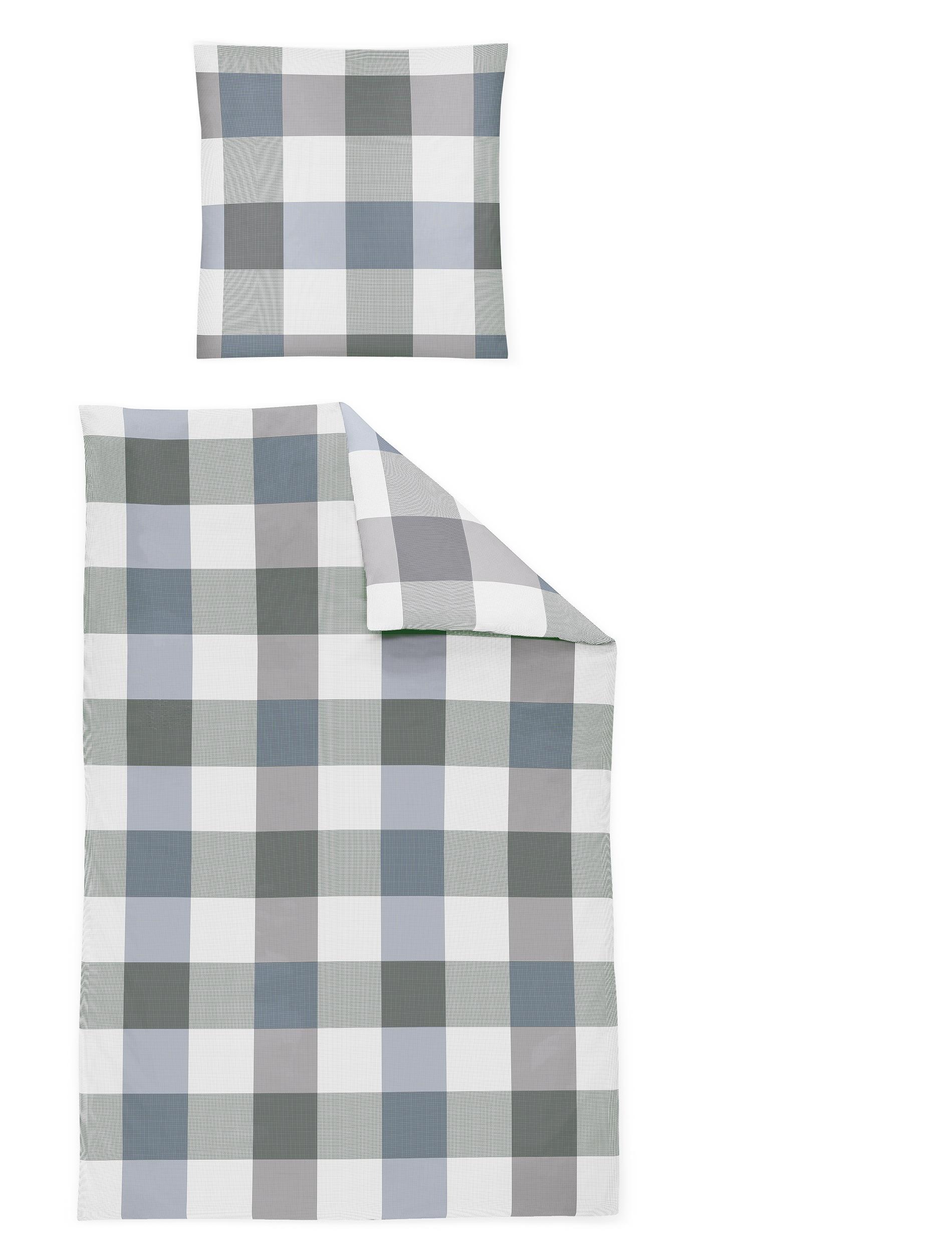 Irisette Bettwäsche »Sky 8461« 2 Stk. tlg. edel und hochwertig in blau, Größe B/L: 80 cm x 80 cm