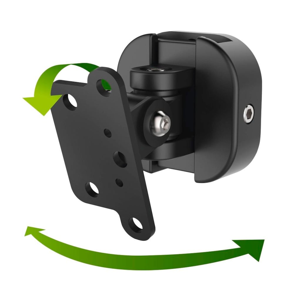 Hama Lautsprecher-Wandhalterung »Wandhalterung für Wireless Lautsprecher, voll beweglich, Schwarz«