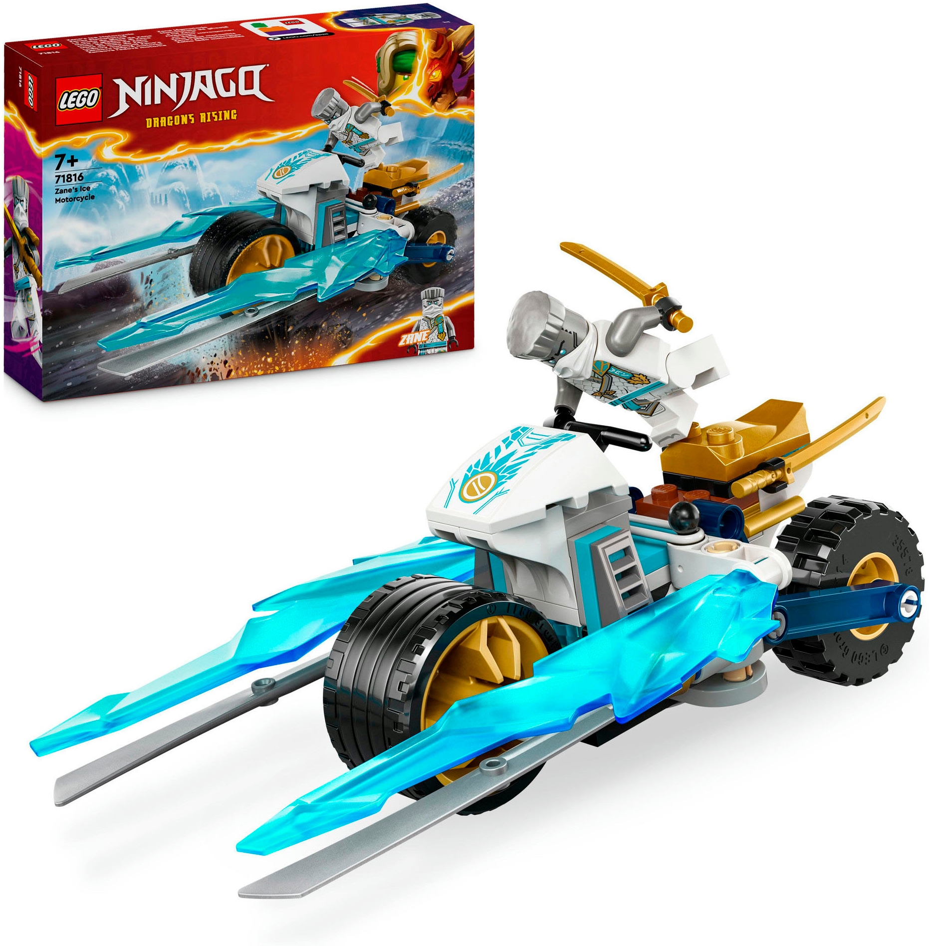 Konstruktionsspielsteine »Zanes Eismotorrad (71816), LEGO Ninjago«, (84 St.), Made in...