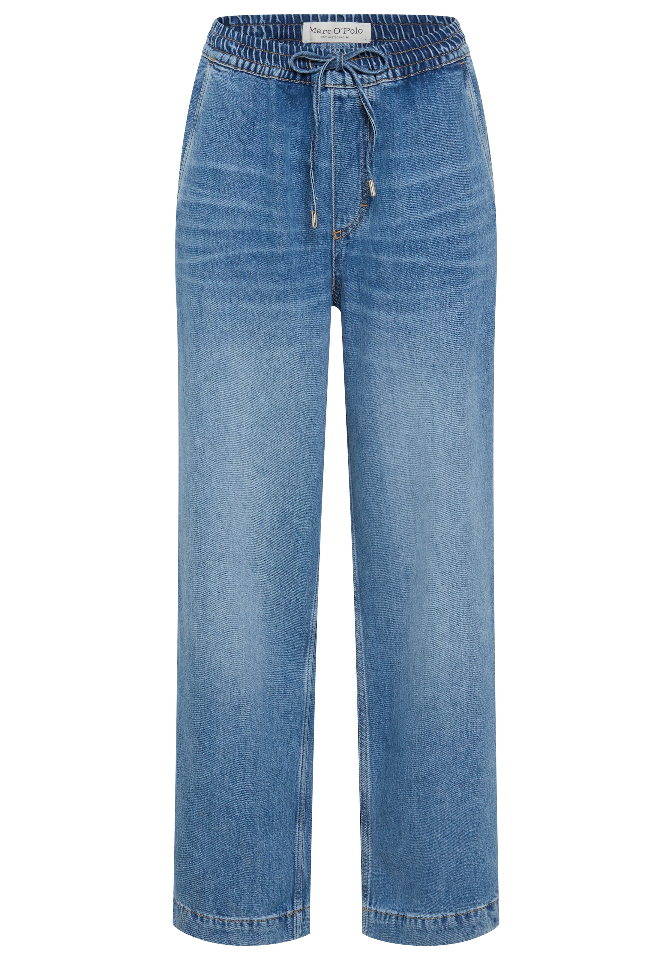 Marc O'Polo Jogg Pants straight fit cropped aus TENCEL™ Lyocell