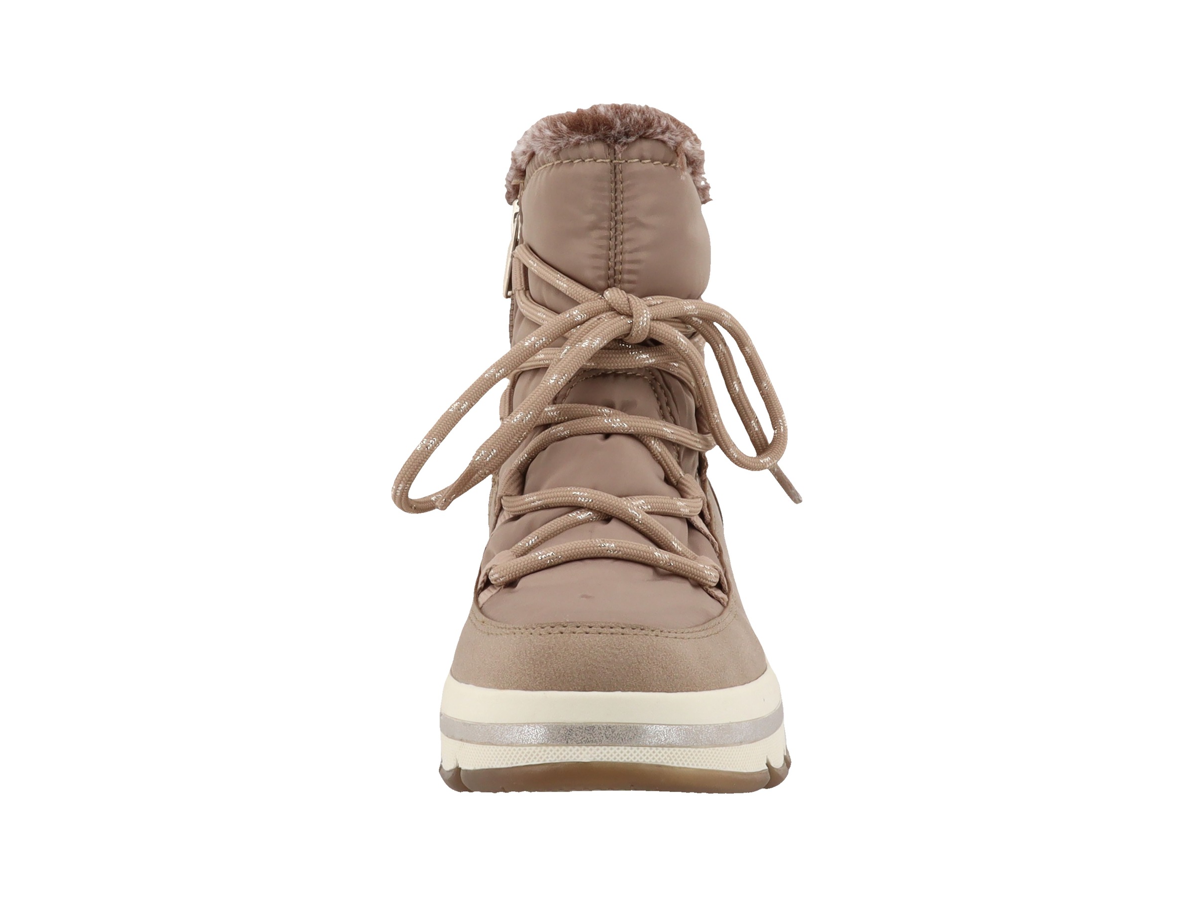 TOM TAILOR Winterboots  mit Fellimitat-Kragen