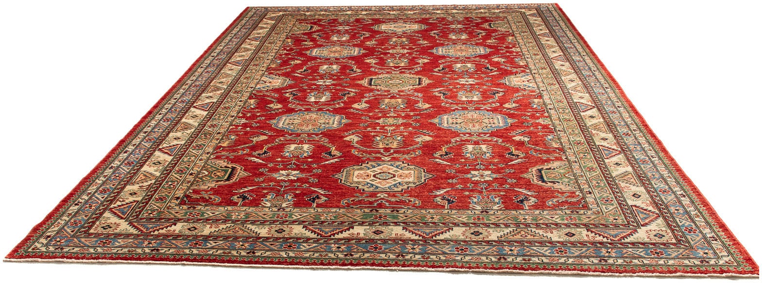 Wollteppich »Orientteppich Blumenmuster 350 x 246 cm«, rechteckig, 6 mm Höhe, Unikat...