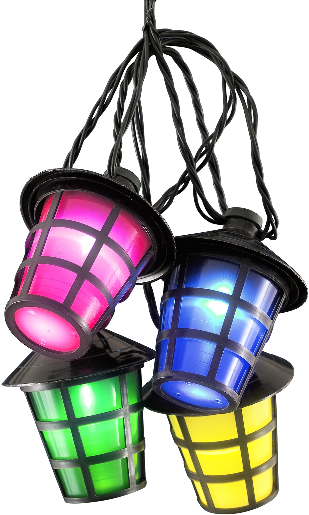 KONSTSMIDE LED-Lichterkette, 40 St.-flammig, LED Lampion Lichterkette, 40  bunten Laternen, 40 kalt weiße Dioden online bei OTTO