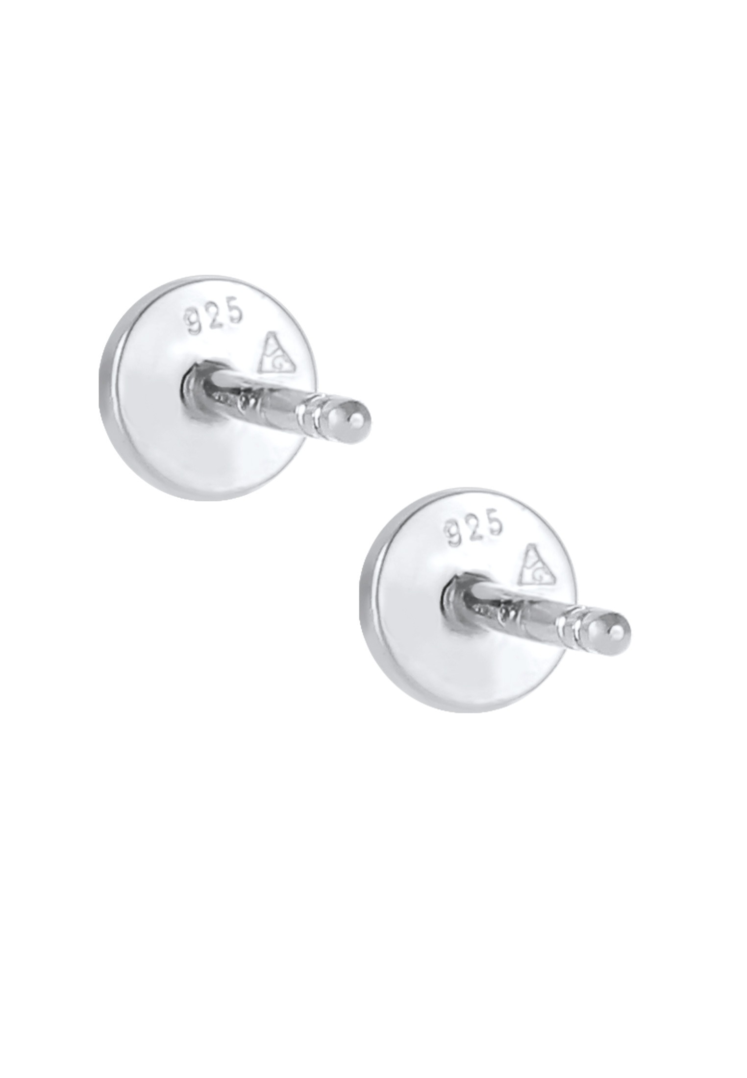 Elli Paar Ohrstecker »Ohrringe Kreis Basic Rund Matt 925 Silber«