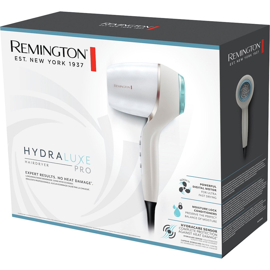 Remington Haartrockner »HYDRAluxe PRO (EC9001)«, 2200 W, 3 Aufsätze