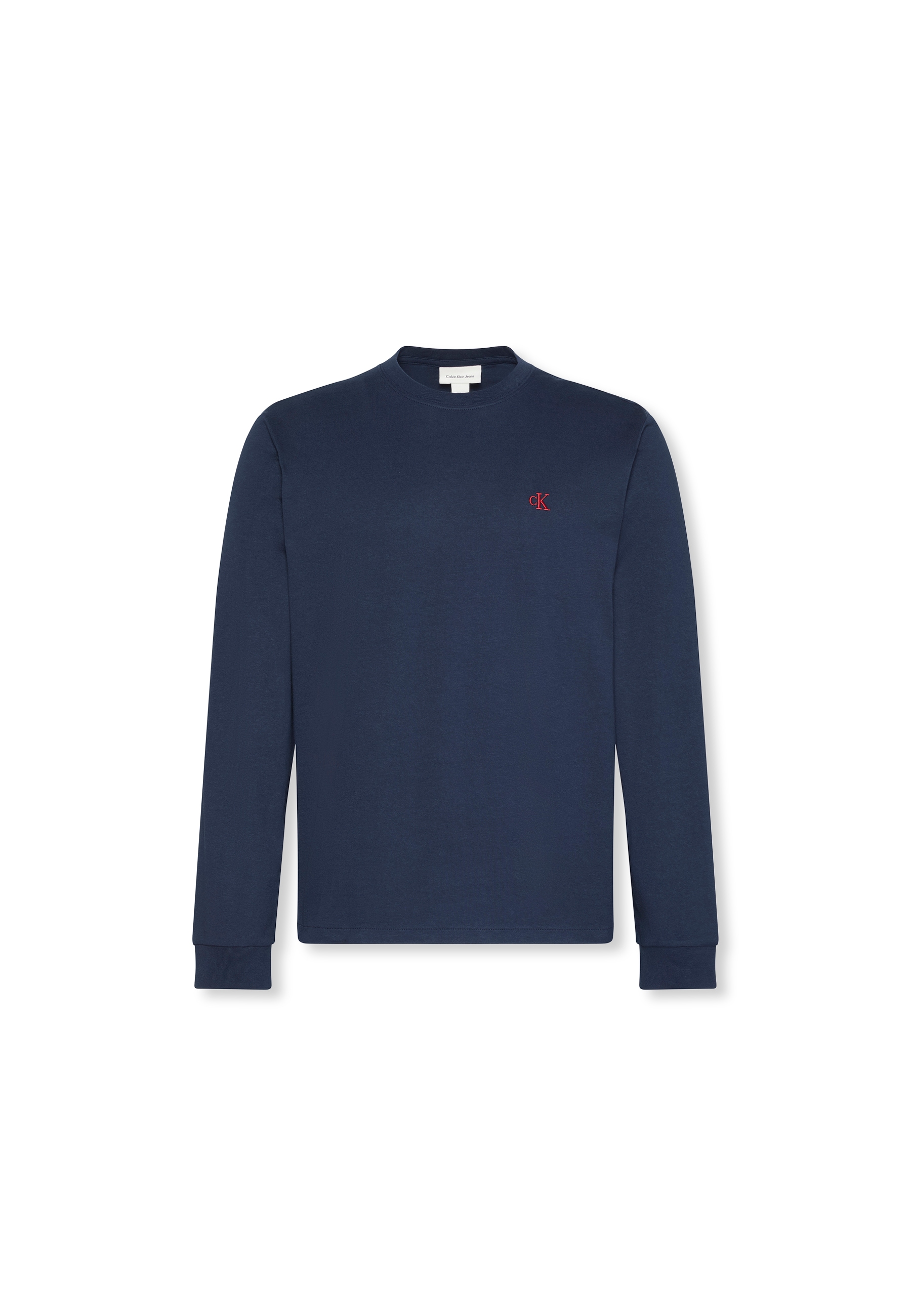 Calvin Klein Jeans Langarmshirt »LS EASY MONOGRAM TEE« Mit Rundhalsausschnitt, regular fit