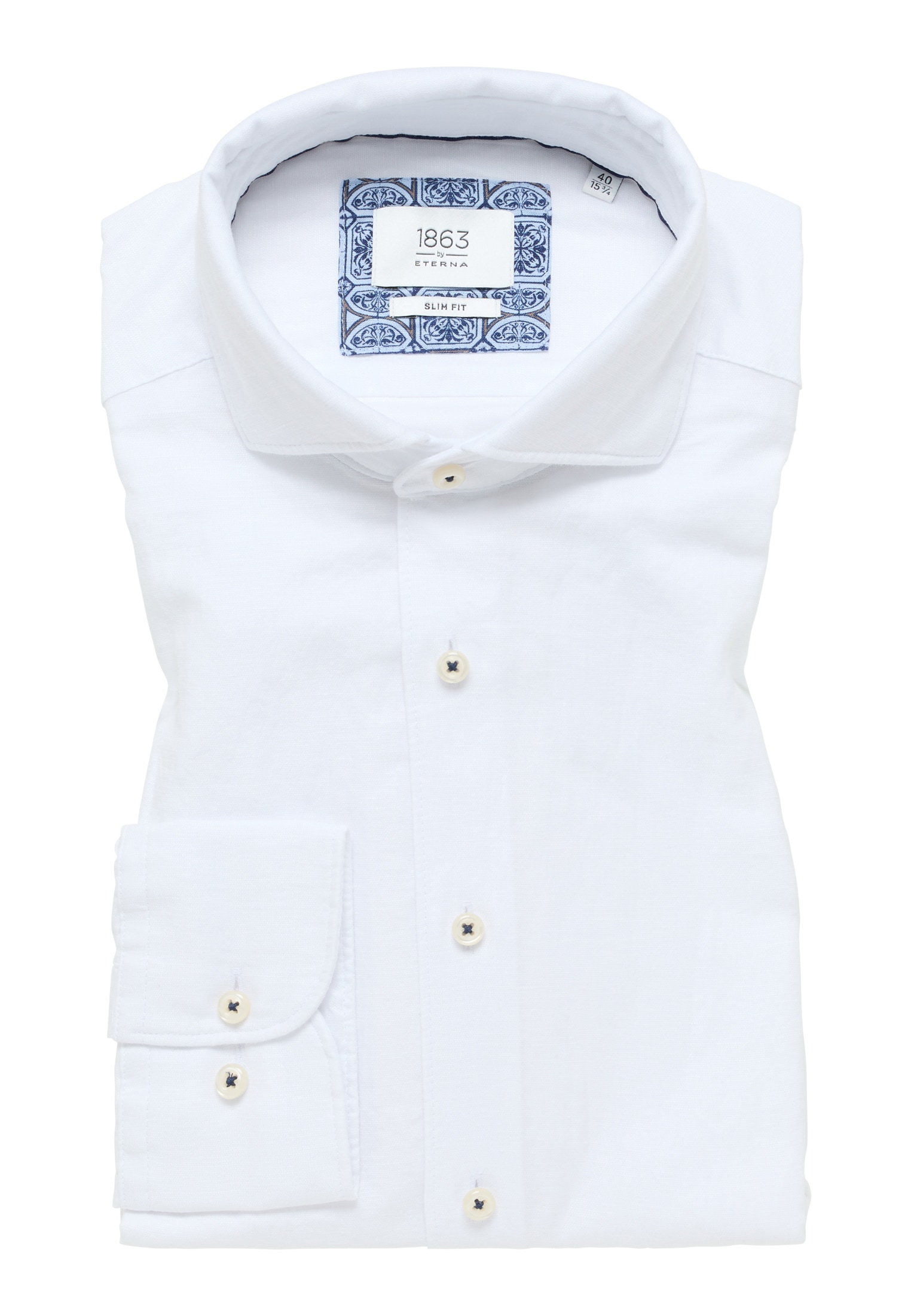 Eterna Langarmhemd »SLIM FIT«, EASY IRON (bügelleicht)