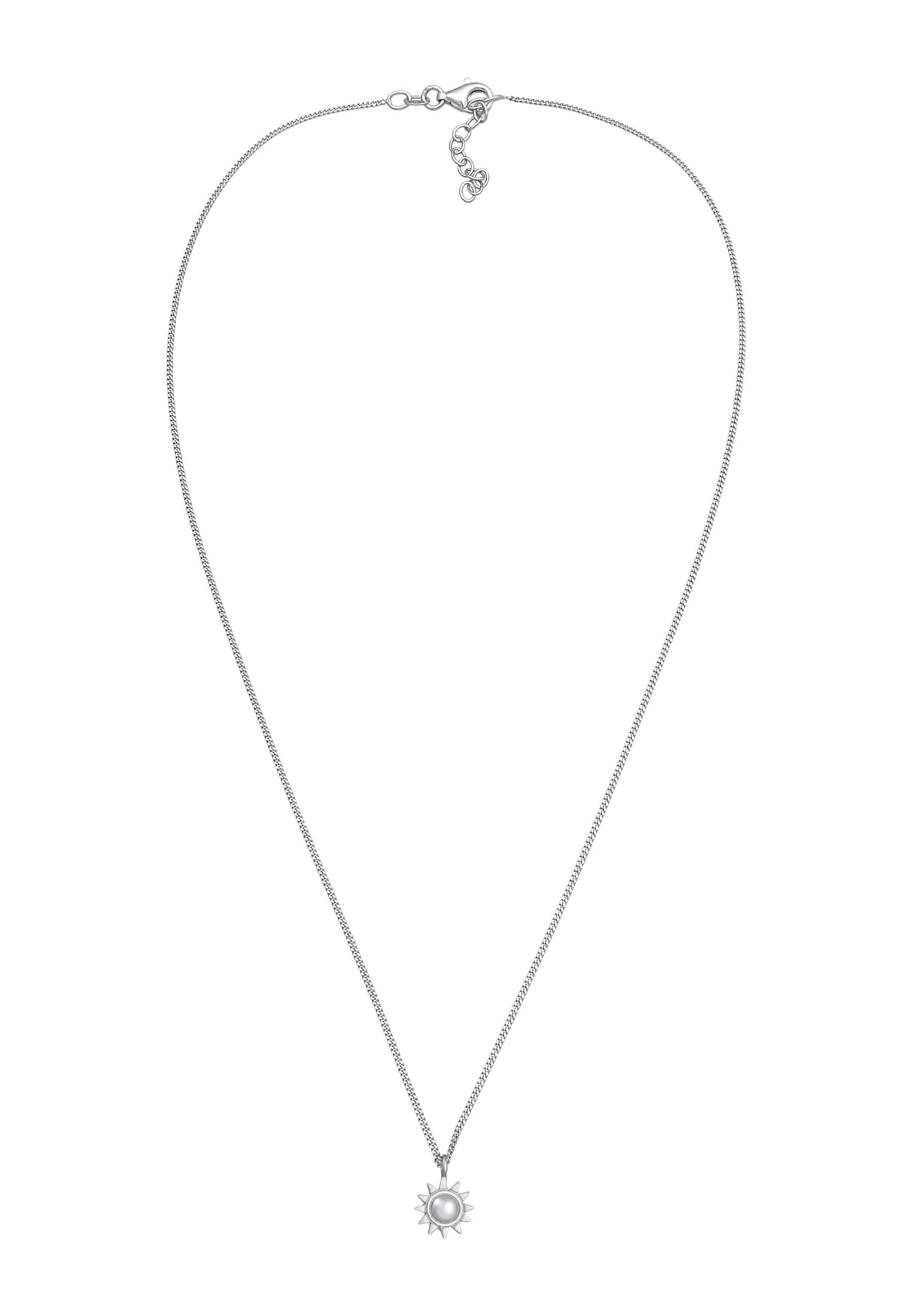 Elli Kette mit Anhänger »Halskette Sonne Strahlend 925 Silber«