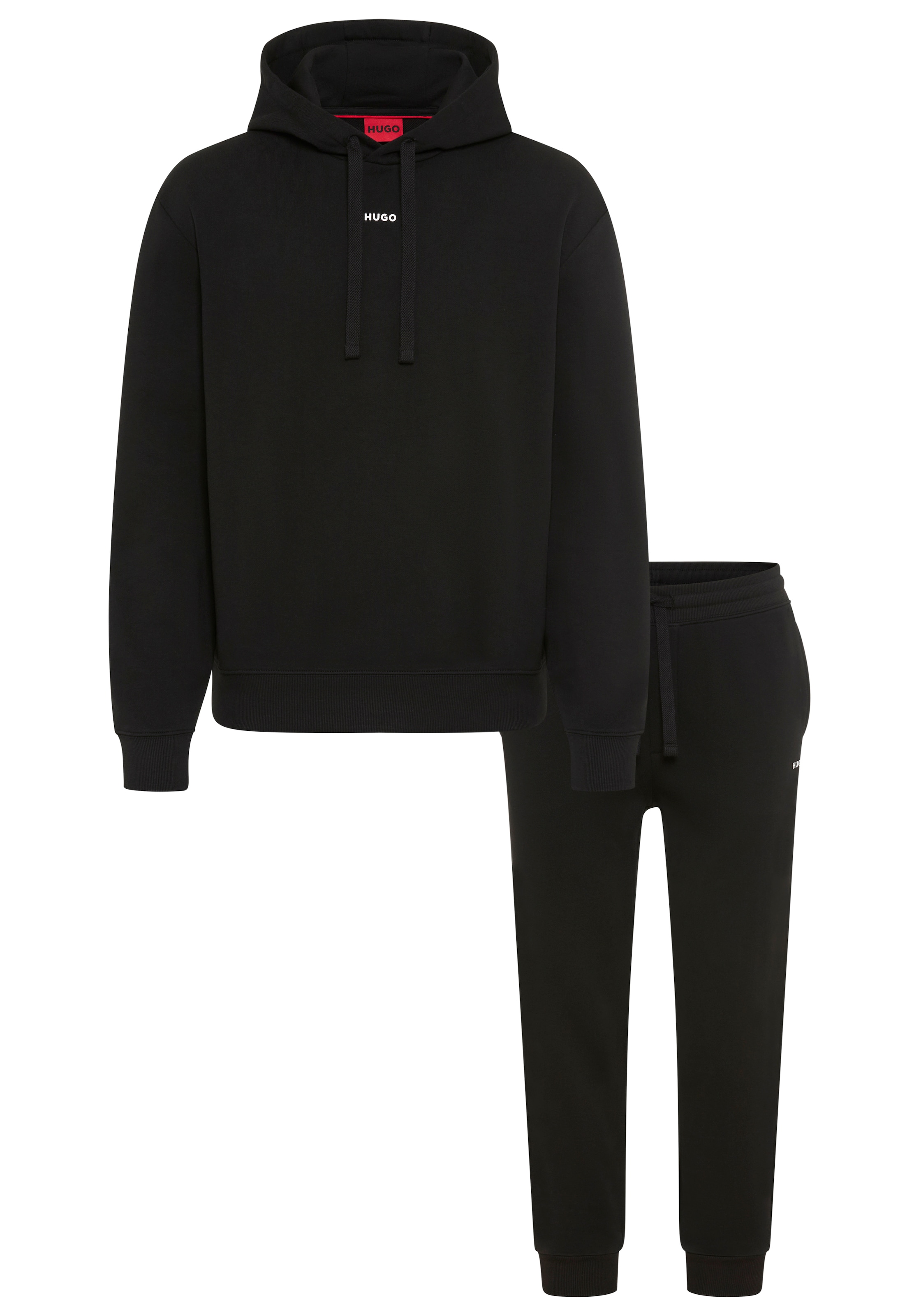 HUGO Jogginganzug »DapoDayote« Set, 2 Zweiteiliger Trainingsanzug Relaxed Fit, Kapuze mit Kordelzug